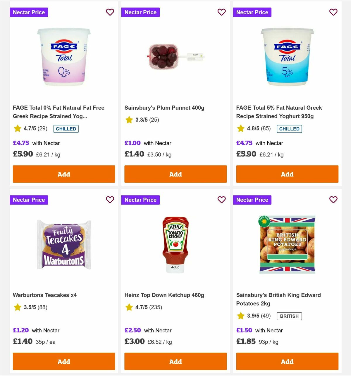 Sainsbury's Offers from 13 March