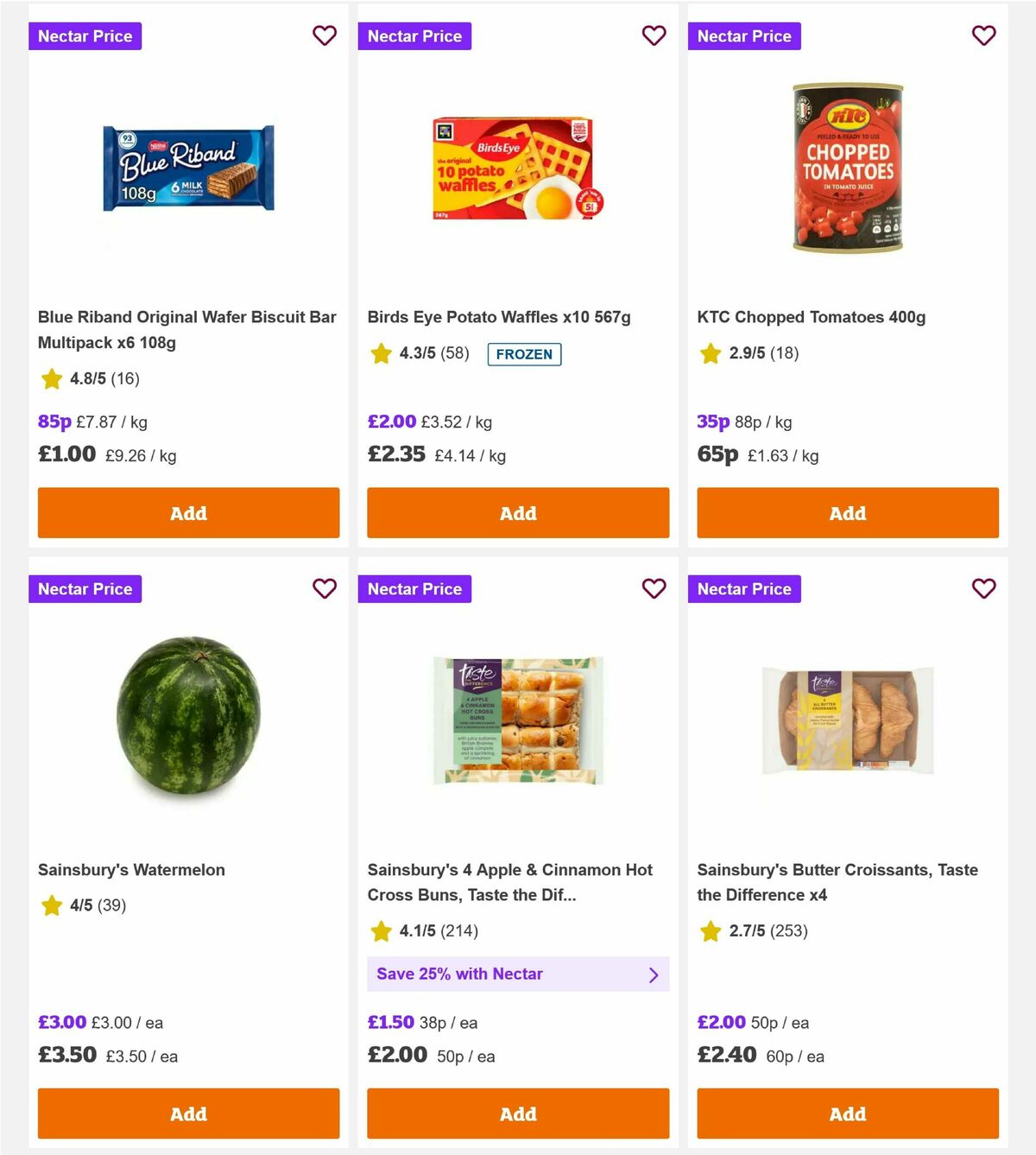 Sainsbury's Offers from 20 March