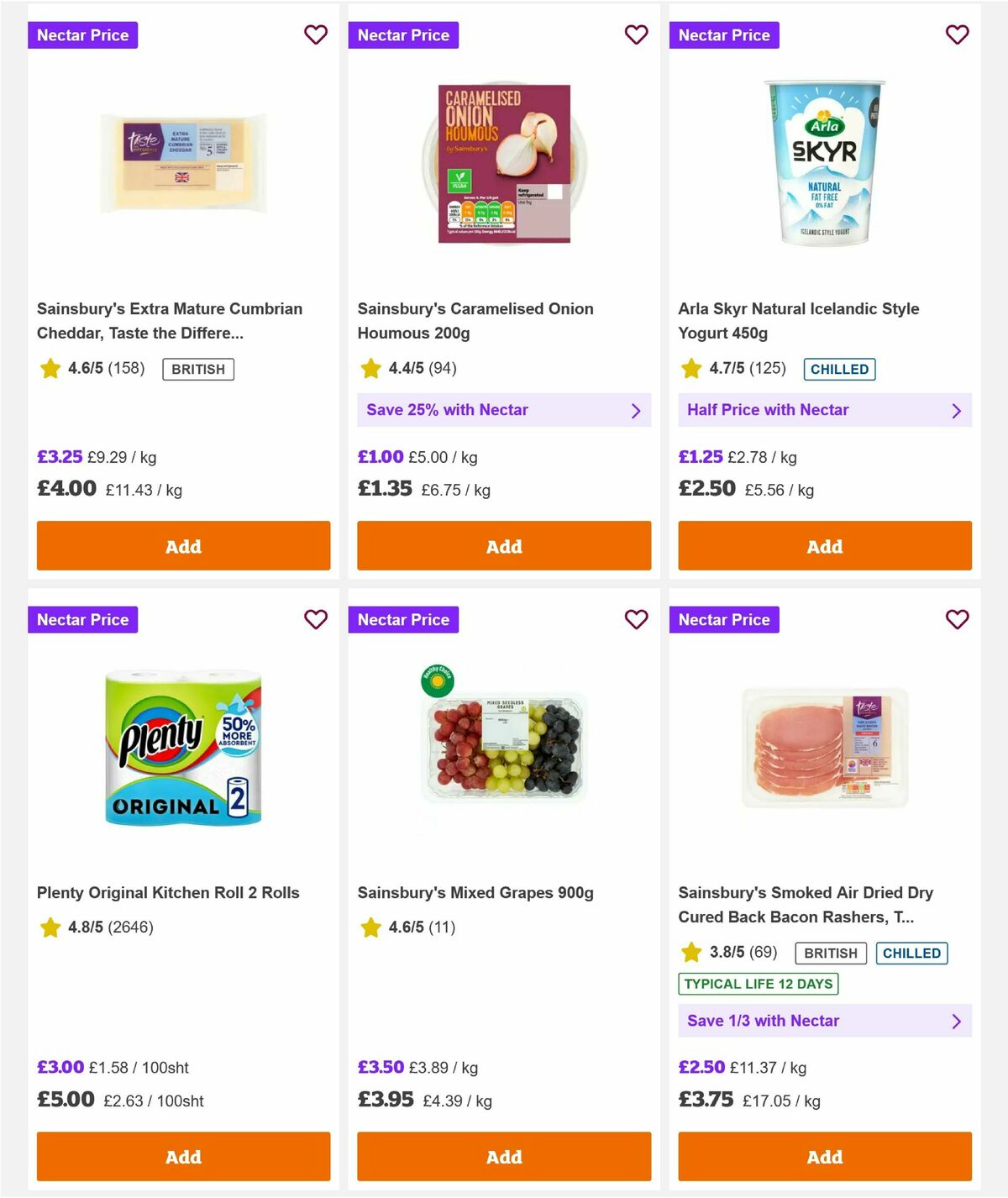 Sainsbury's Offers from 20 March