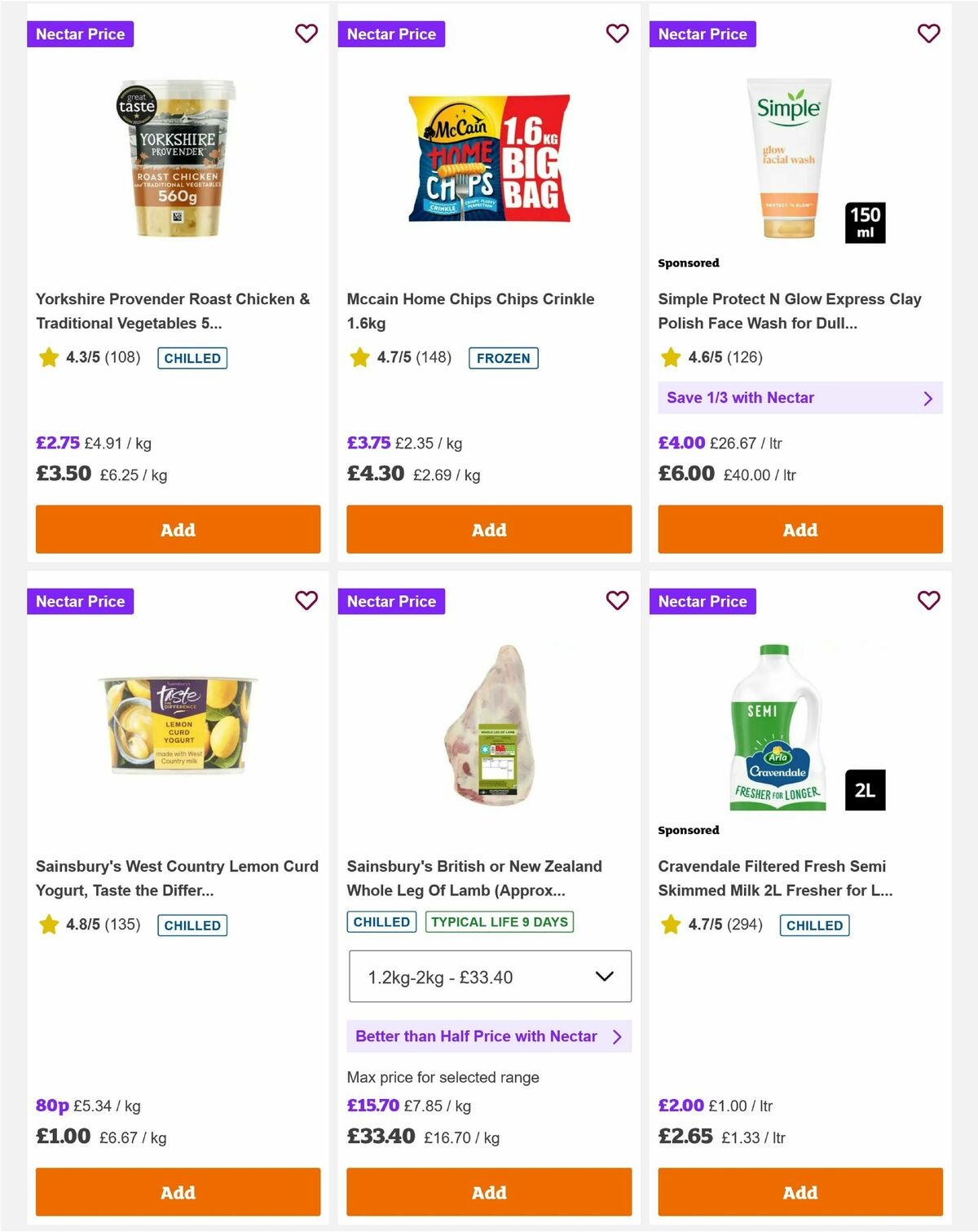 Sainsbury's Offers from 20 March