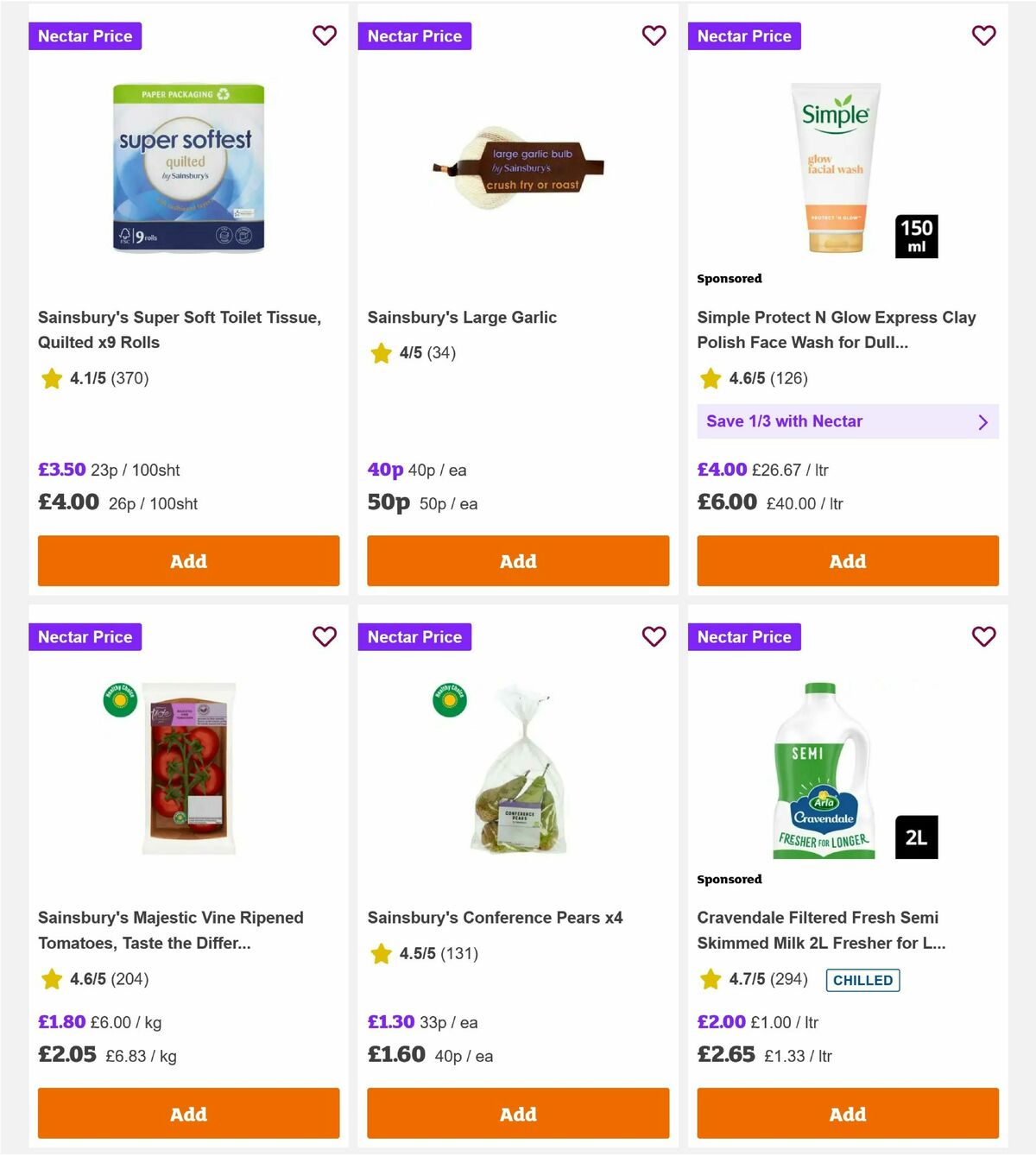 Sainsbury's Offers from 20 March