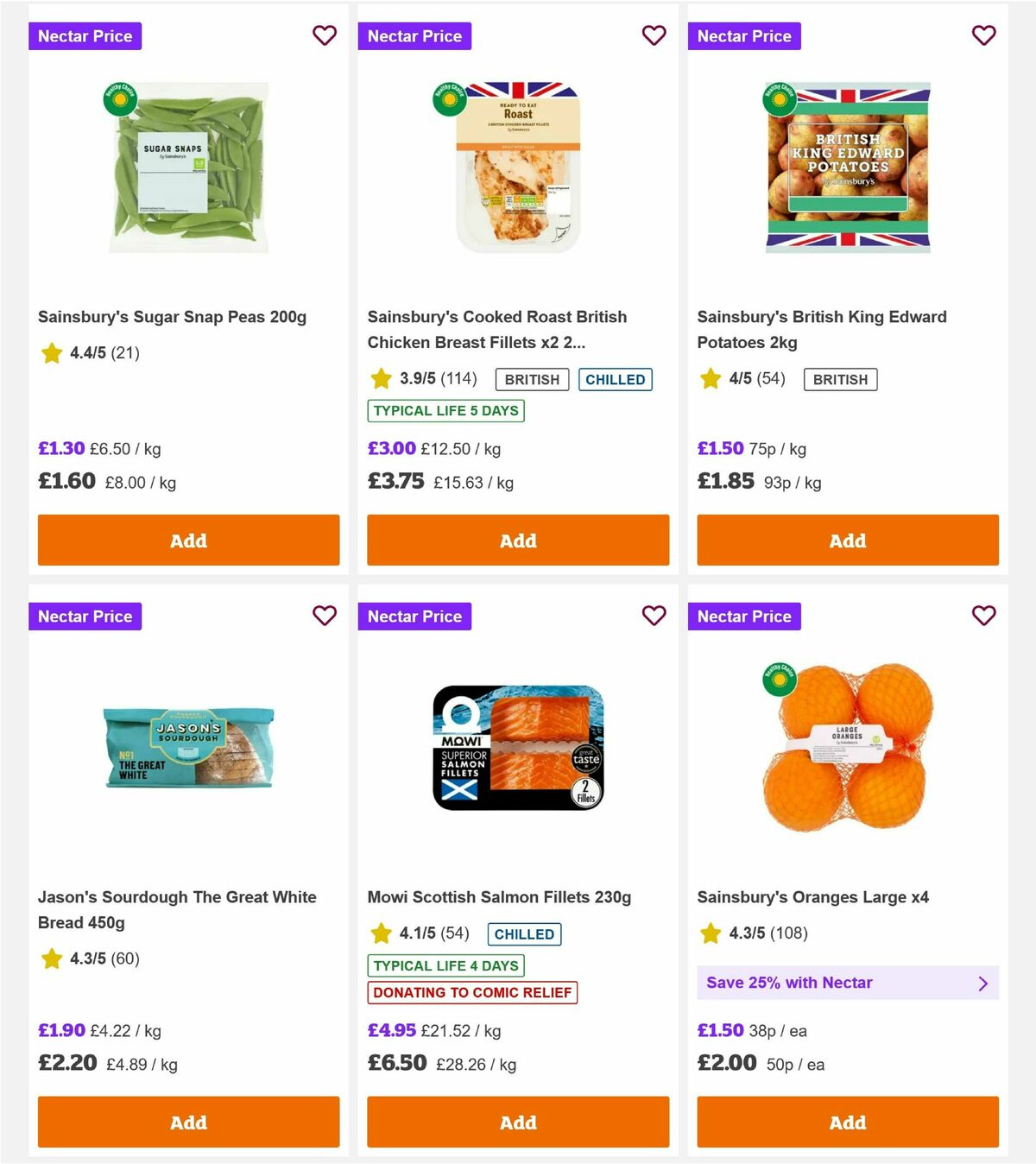 Sainsbury's Offers from 20 March