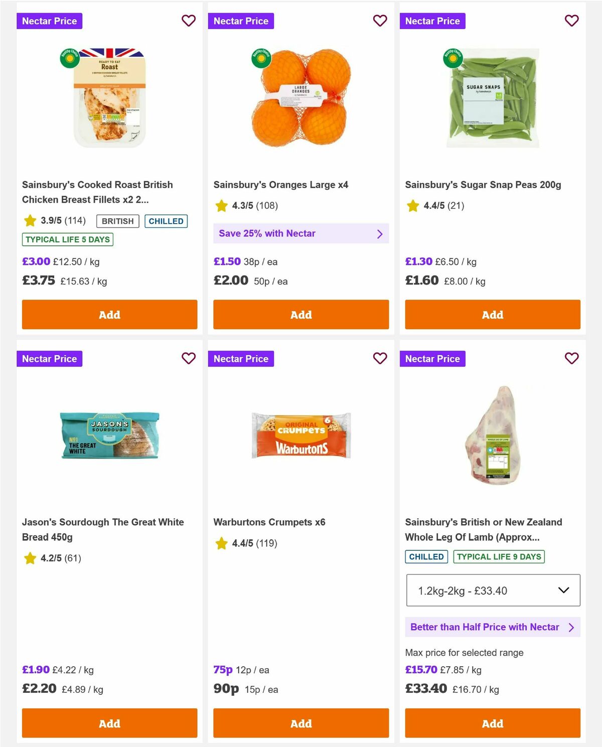 Sainsbury's Offers from 27 March