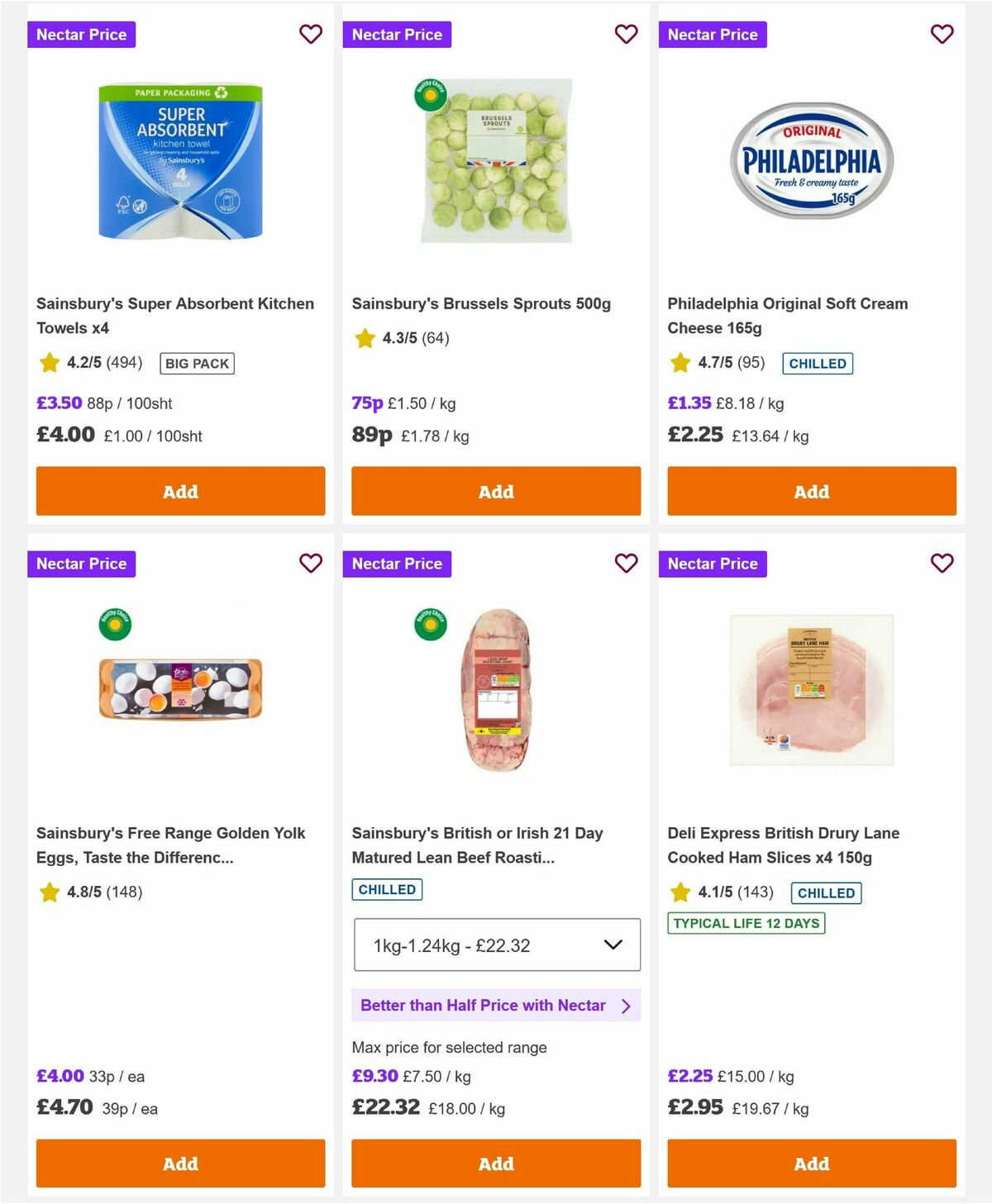 Sainsbury's Offers from 27 March