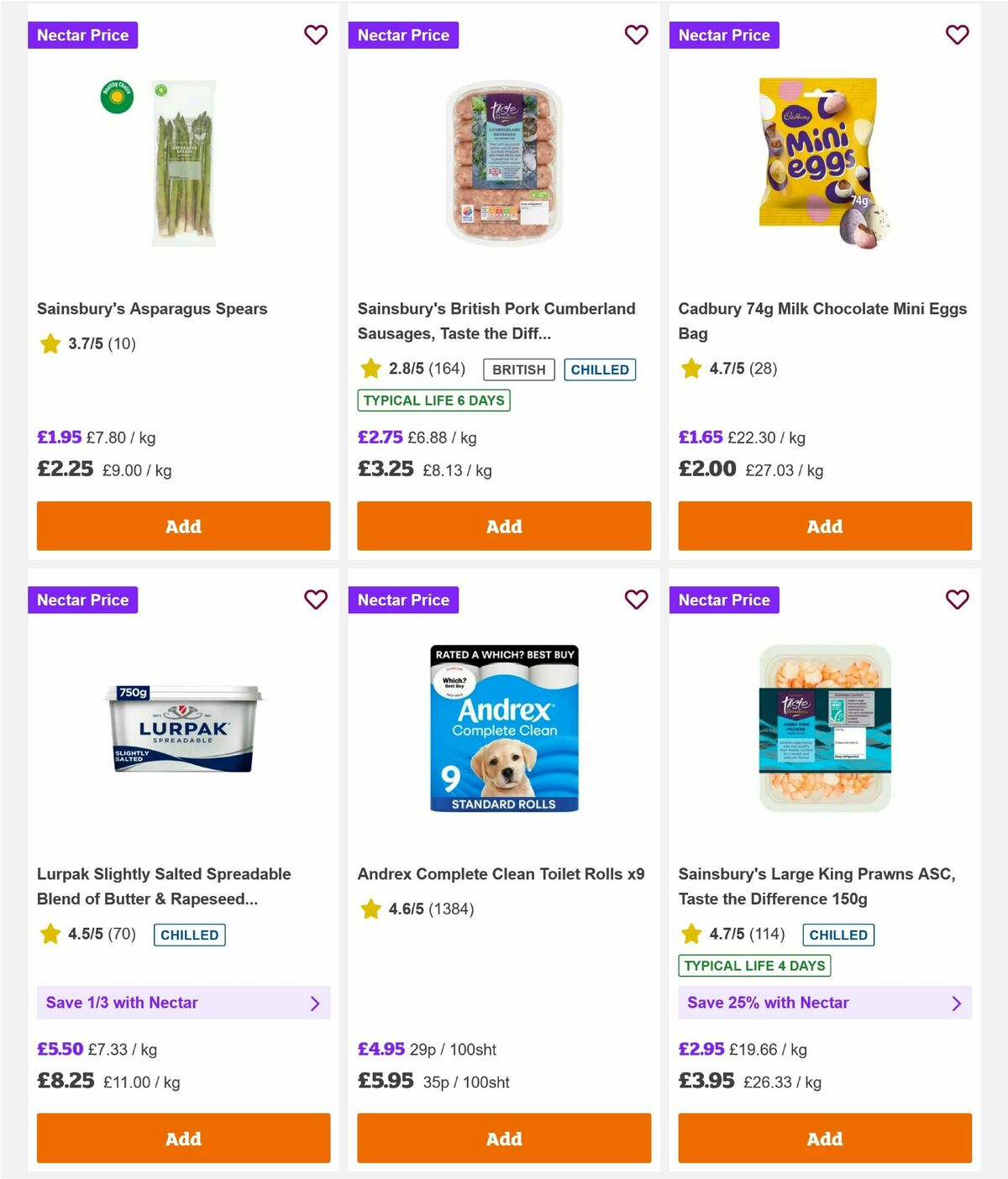 Sainsbury's Offers from 27 March