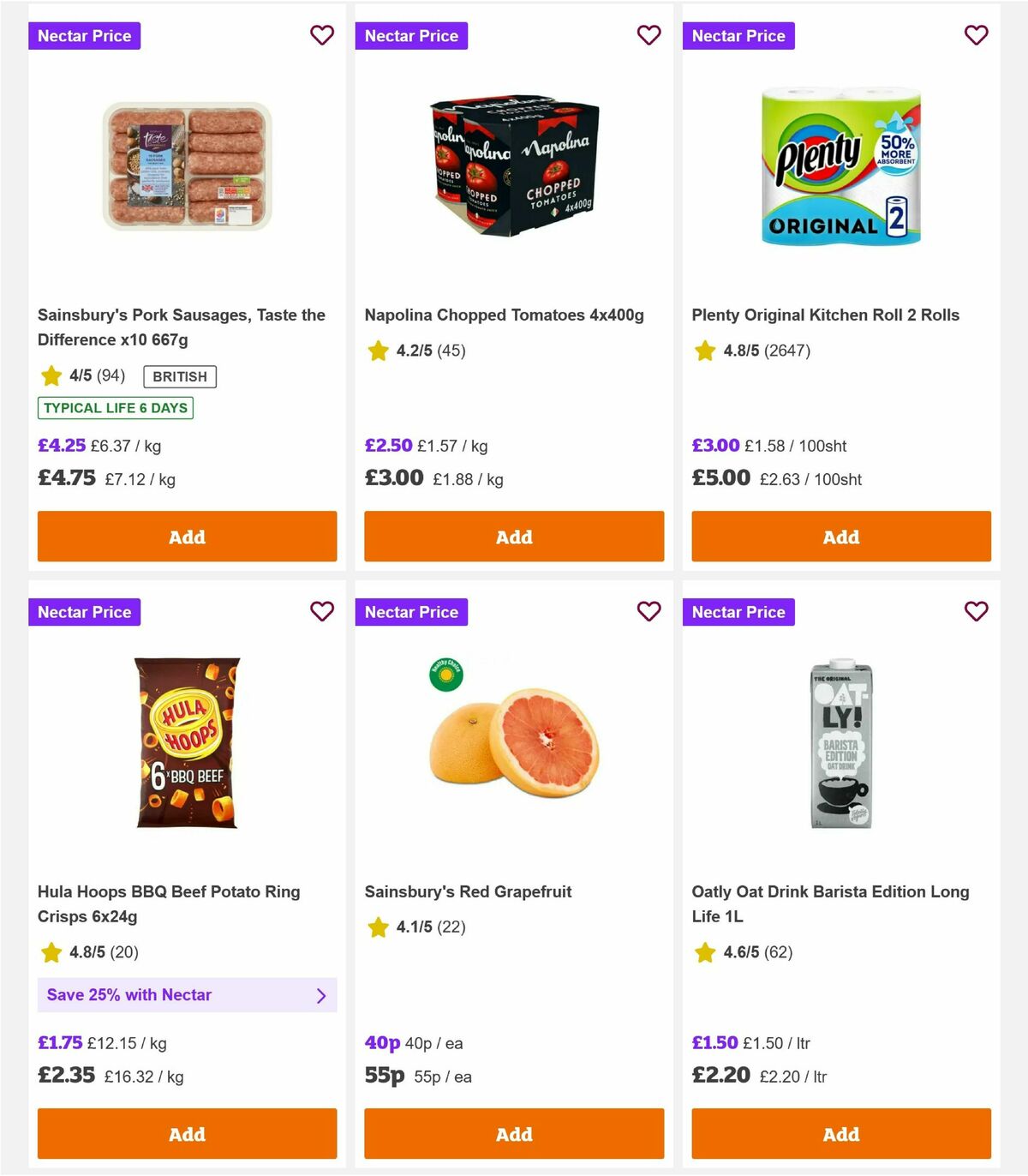 Sainsbury's Offers from 27 March