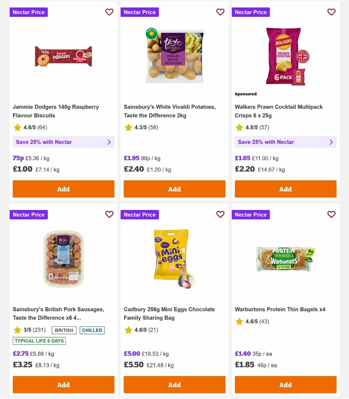 Sainsbury's Offers from 3 April