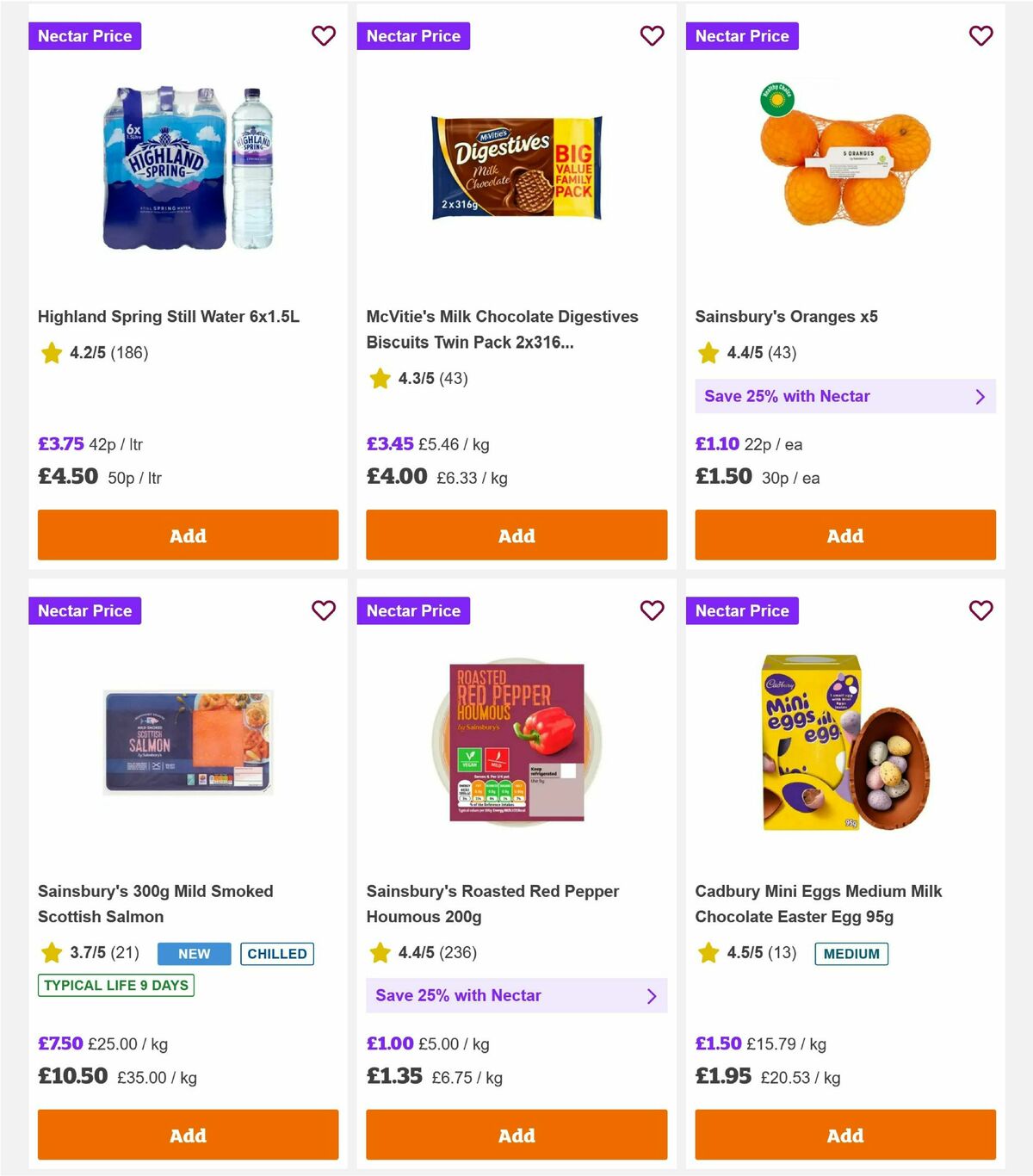 Sainsbury's Offers from 3 April