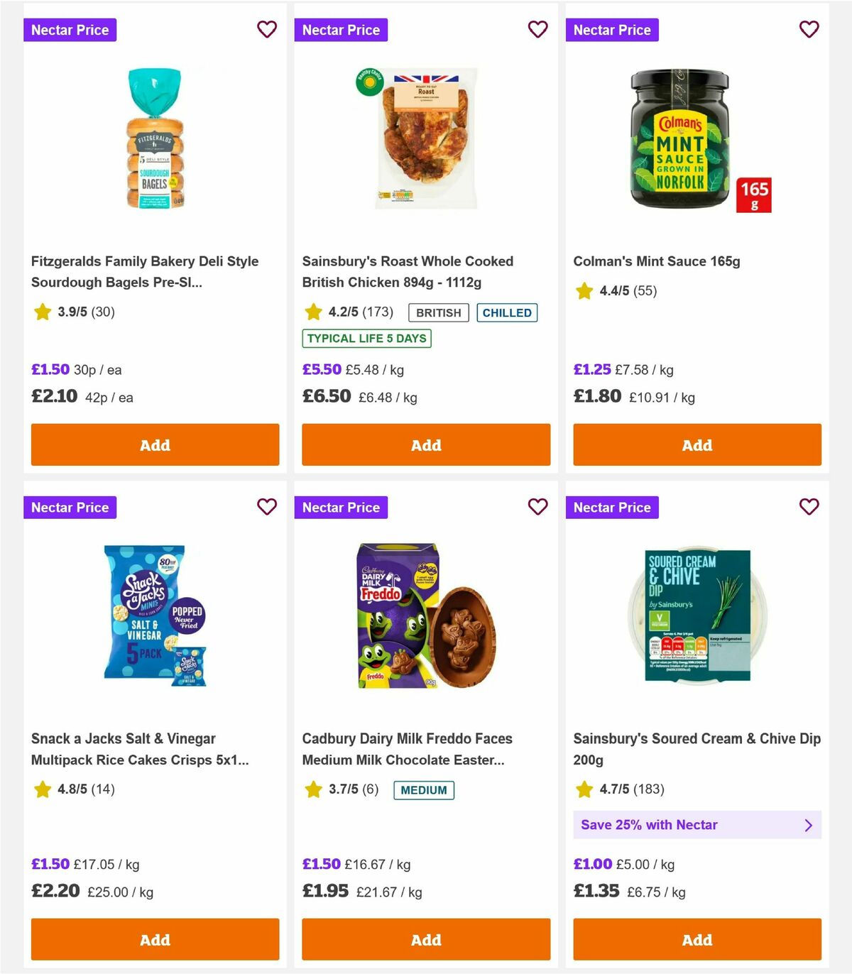Sainsbury's Offers from 3 April