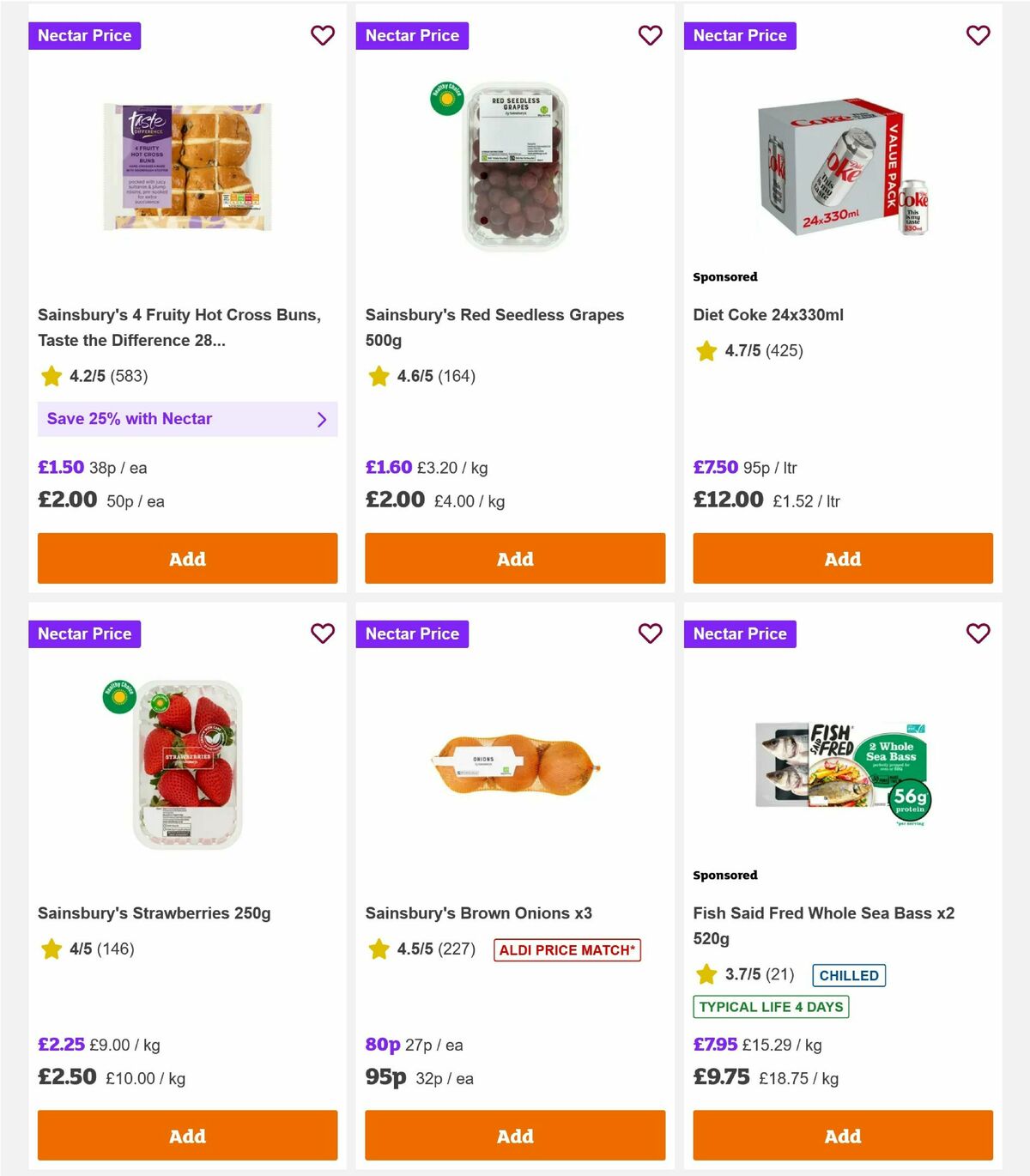 Sainsbury's Offers from 3 April