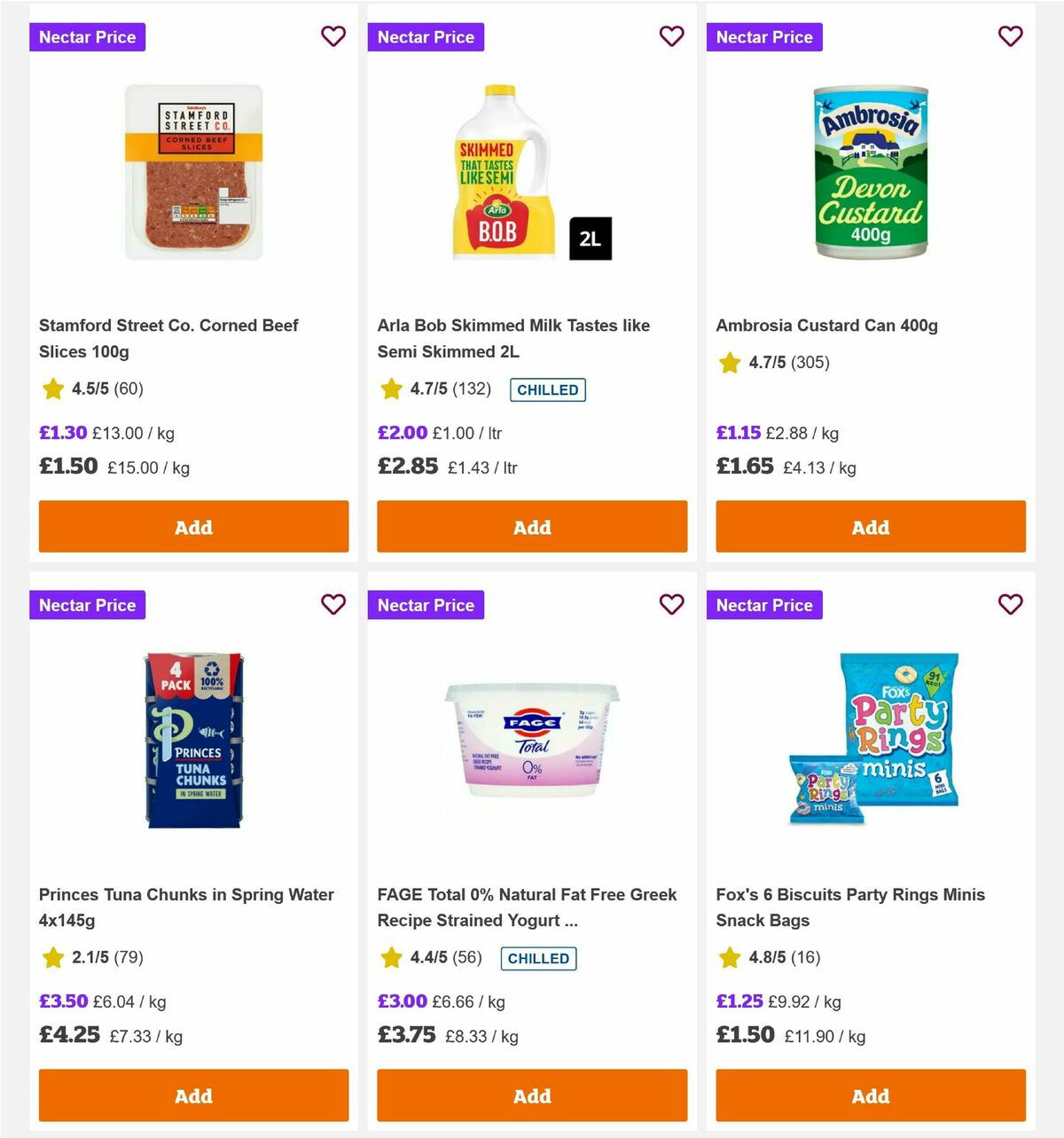 Sainsbury's Offers from 3 April