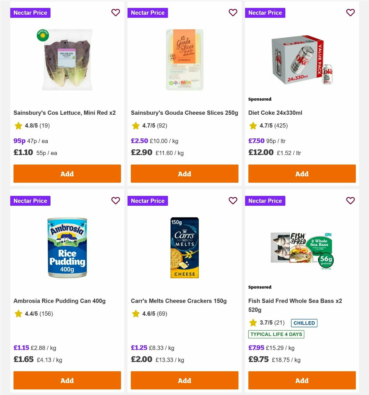 Sainsbury's Offers from 3 April