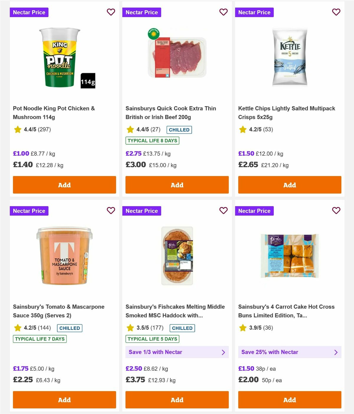 Sainsbury's Offers from 3 April