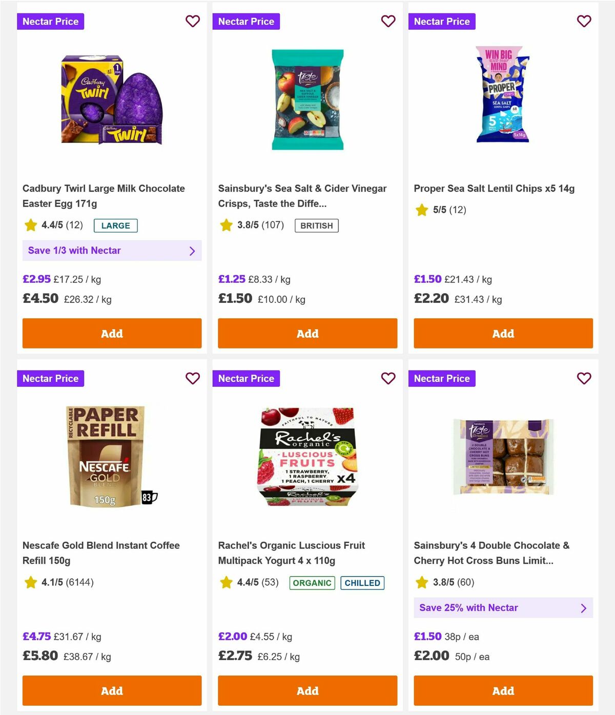 Sainsbury's Offers from 3 April