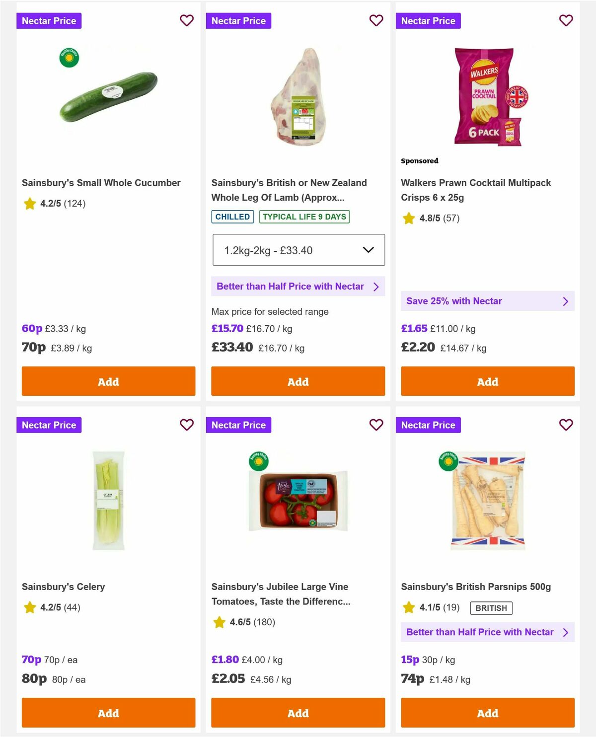Sainsbury's Offers from 3 April