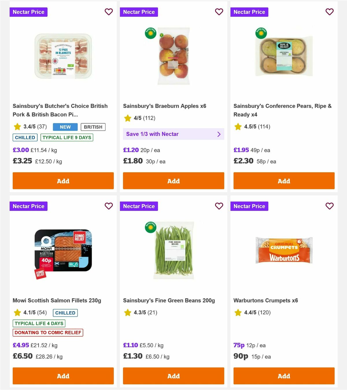 Sainsbury's Offers from 3 April