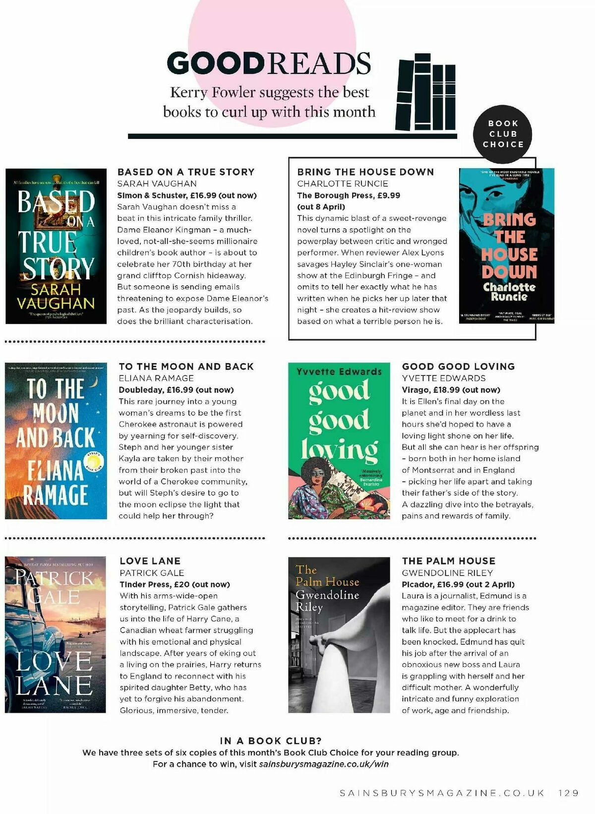 Sainsbury's Magazine April Offers from 1 April