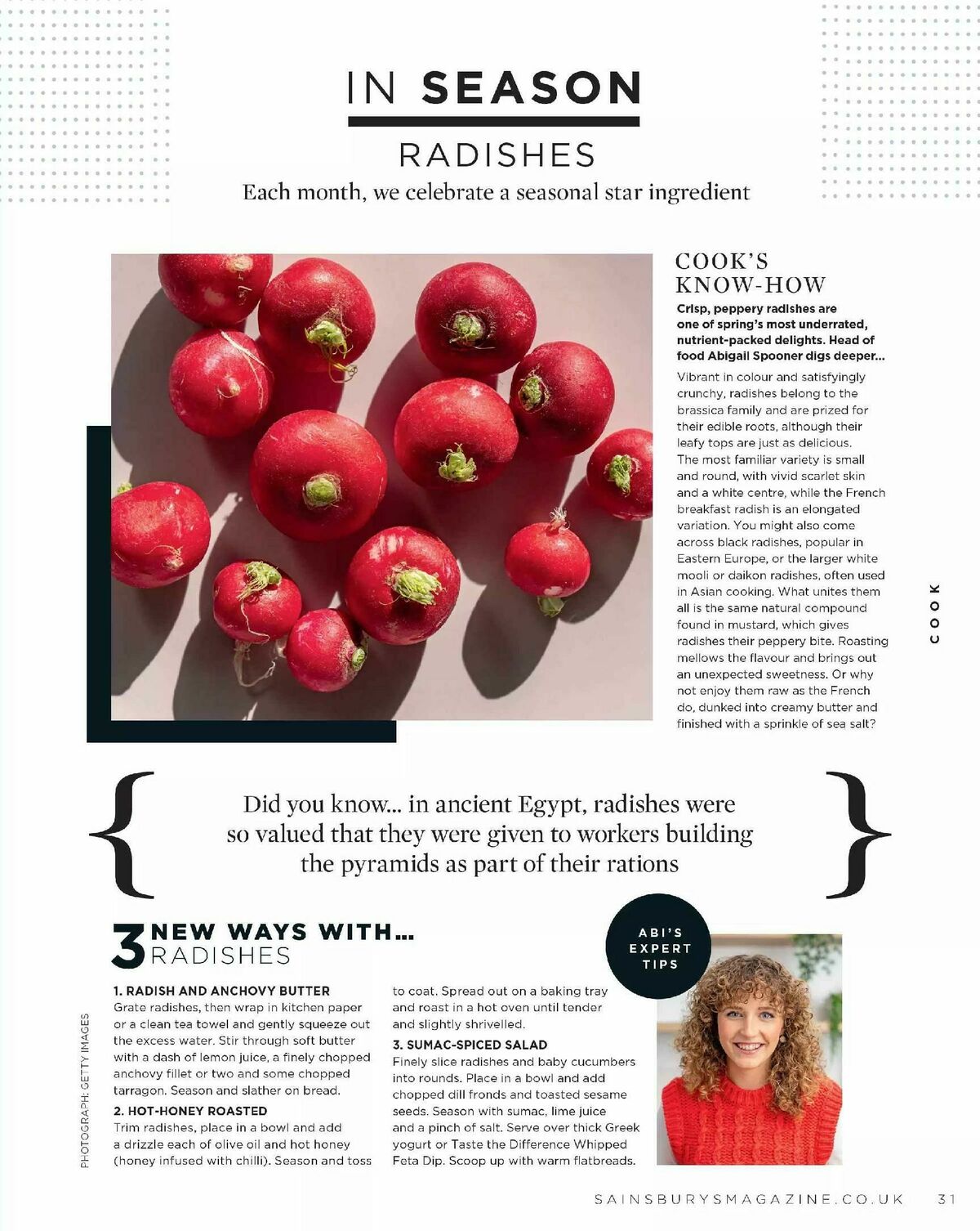 Sainsbury's Magazine April Offers from 1 April