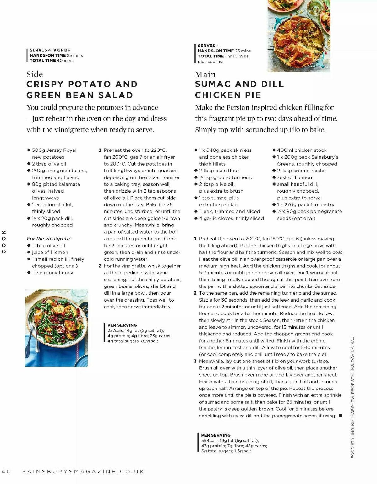 Sainsbury's Magazine April Offers from 1 April