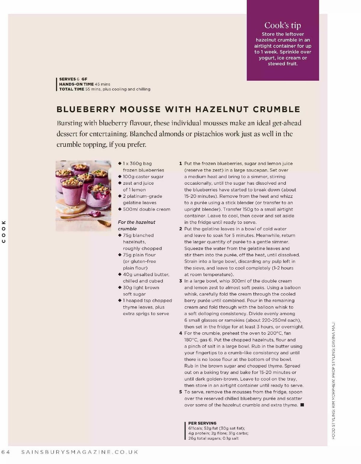 Sainsbury's Magazine April Offers from 1 April