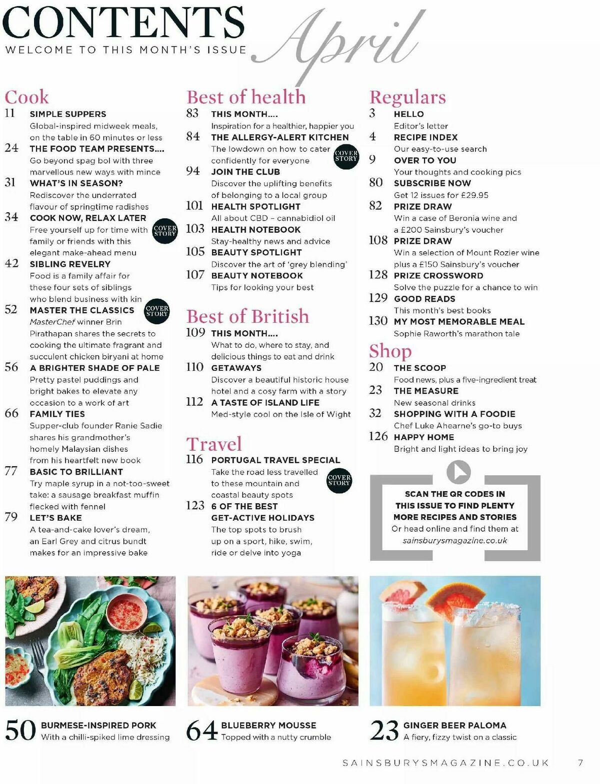Sainsbury's Magazine April Offers from 1 April