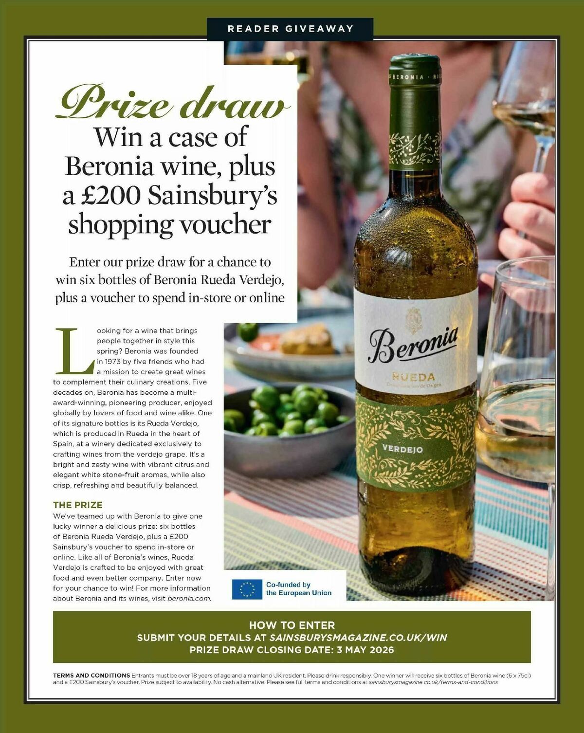 Sainsbury's Magazine April Offers from 1 April