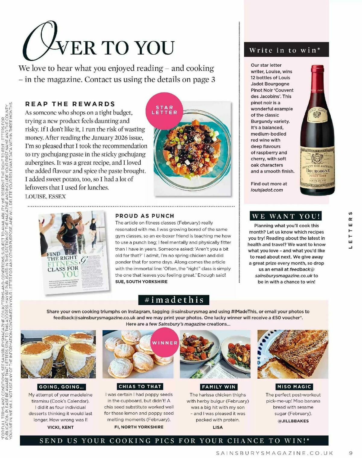 Sainsbury's Magazine April Offers from 1 April