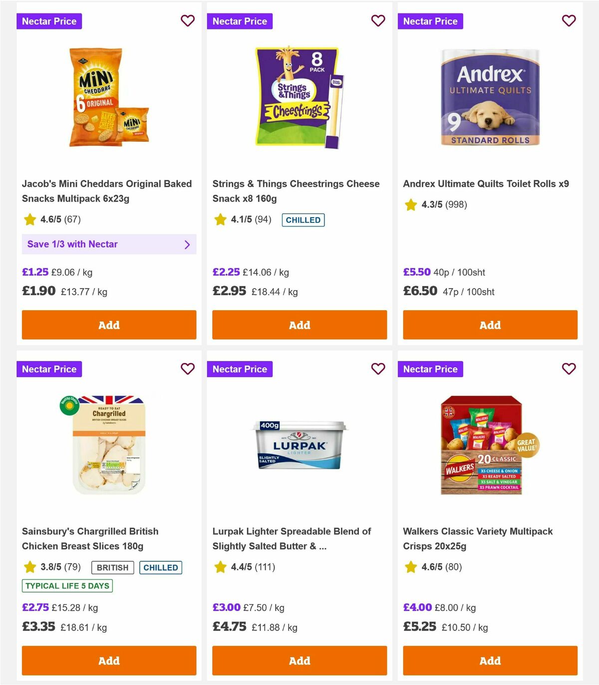 Sainsbury's Offers from 10 April