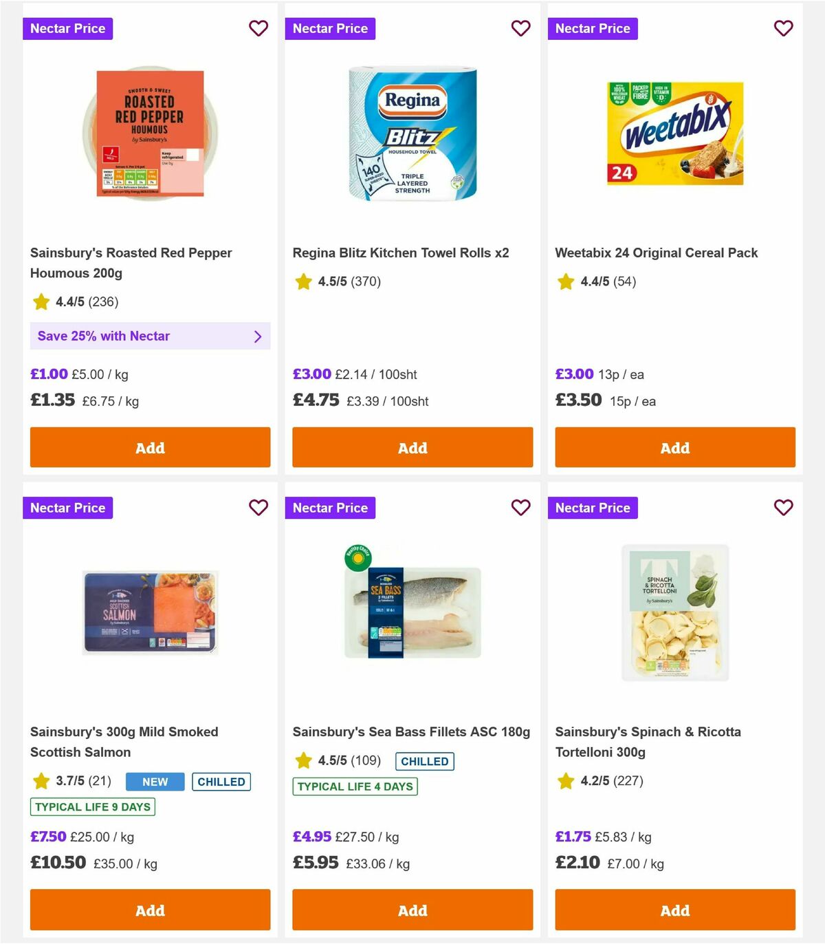 Sainsbury's Offers from 10 April