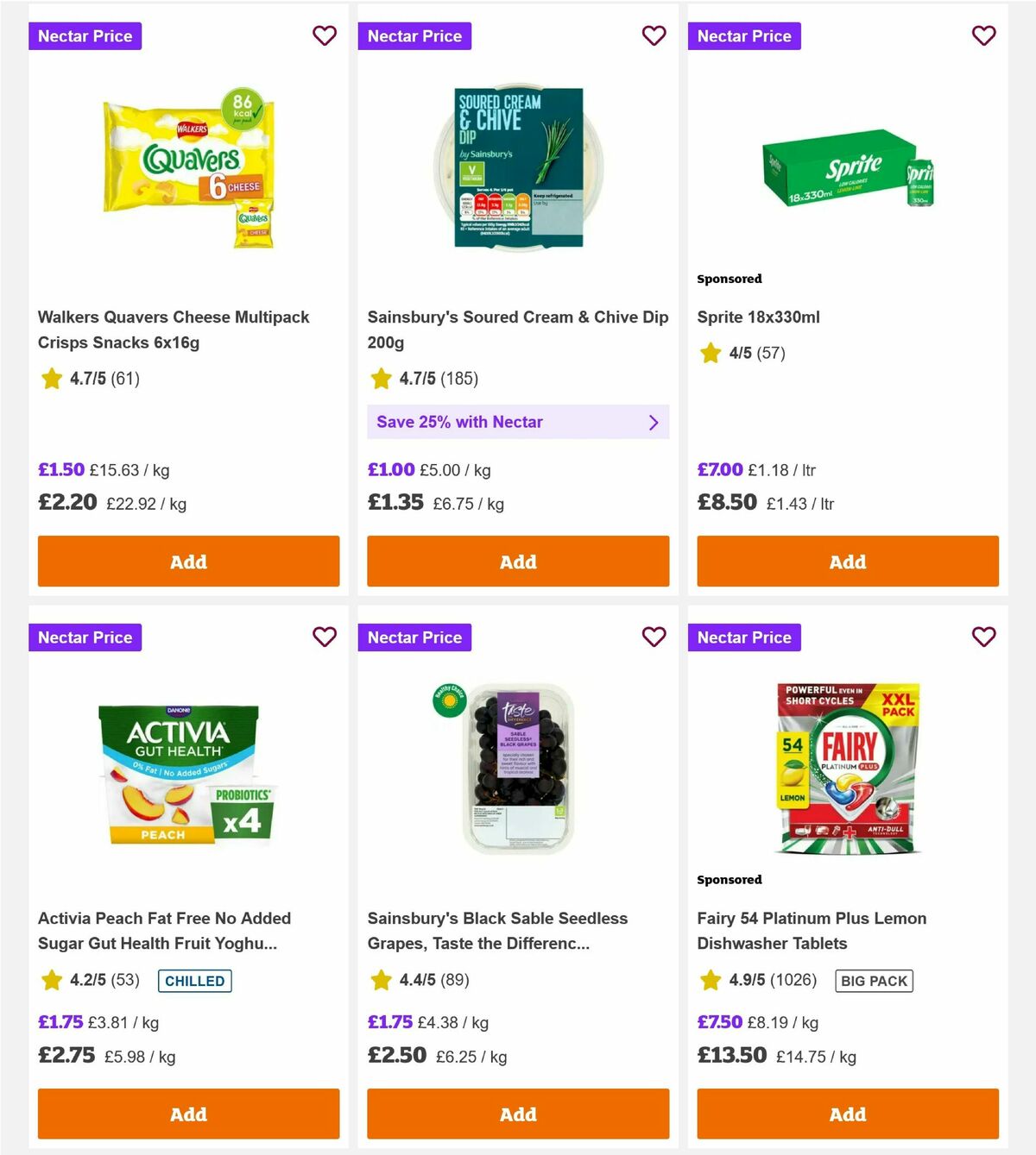 Sainsbury's Offers from 10 April