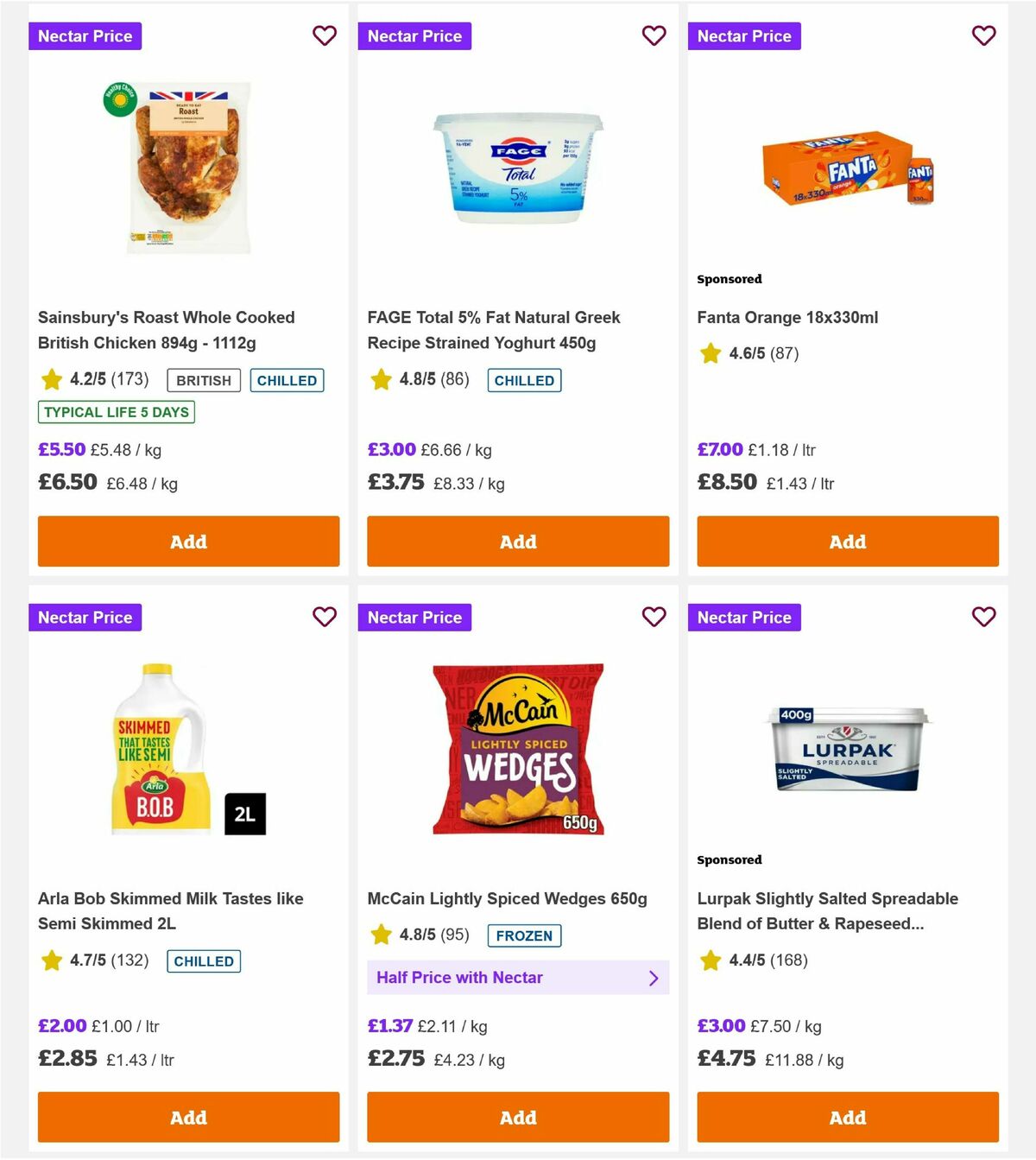 Sainsbury's Offers from 10 April