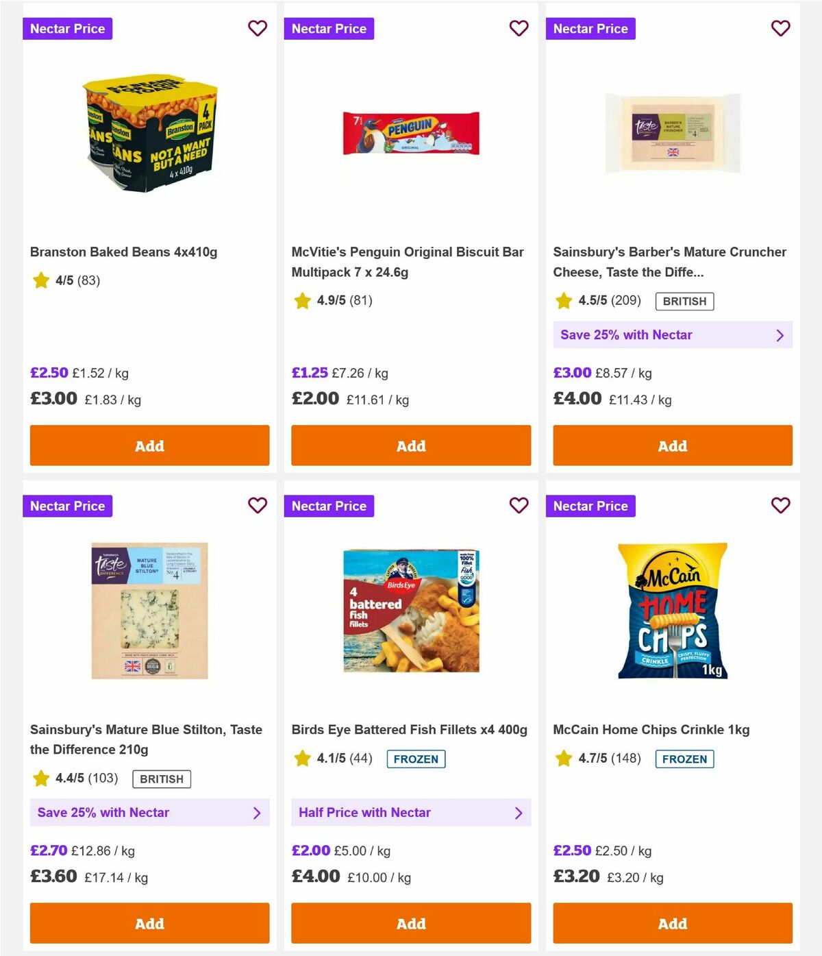 Sainsbury's Offers from 10 April