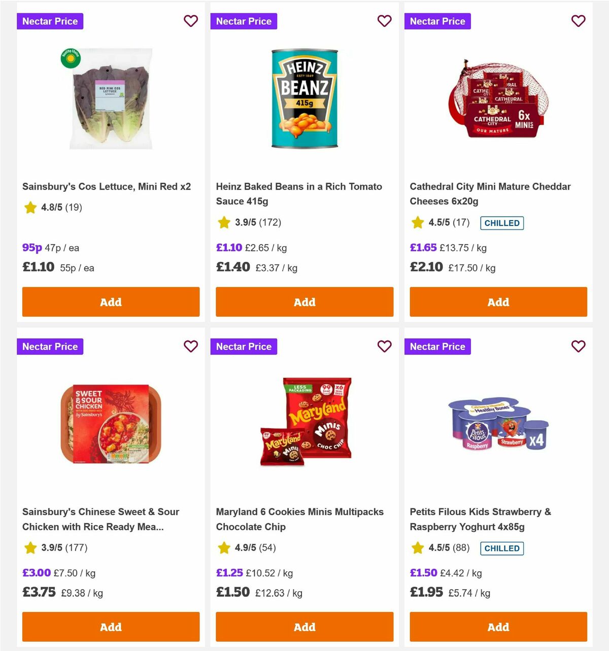 Sainsbury's Offers from 10 April
