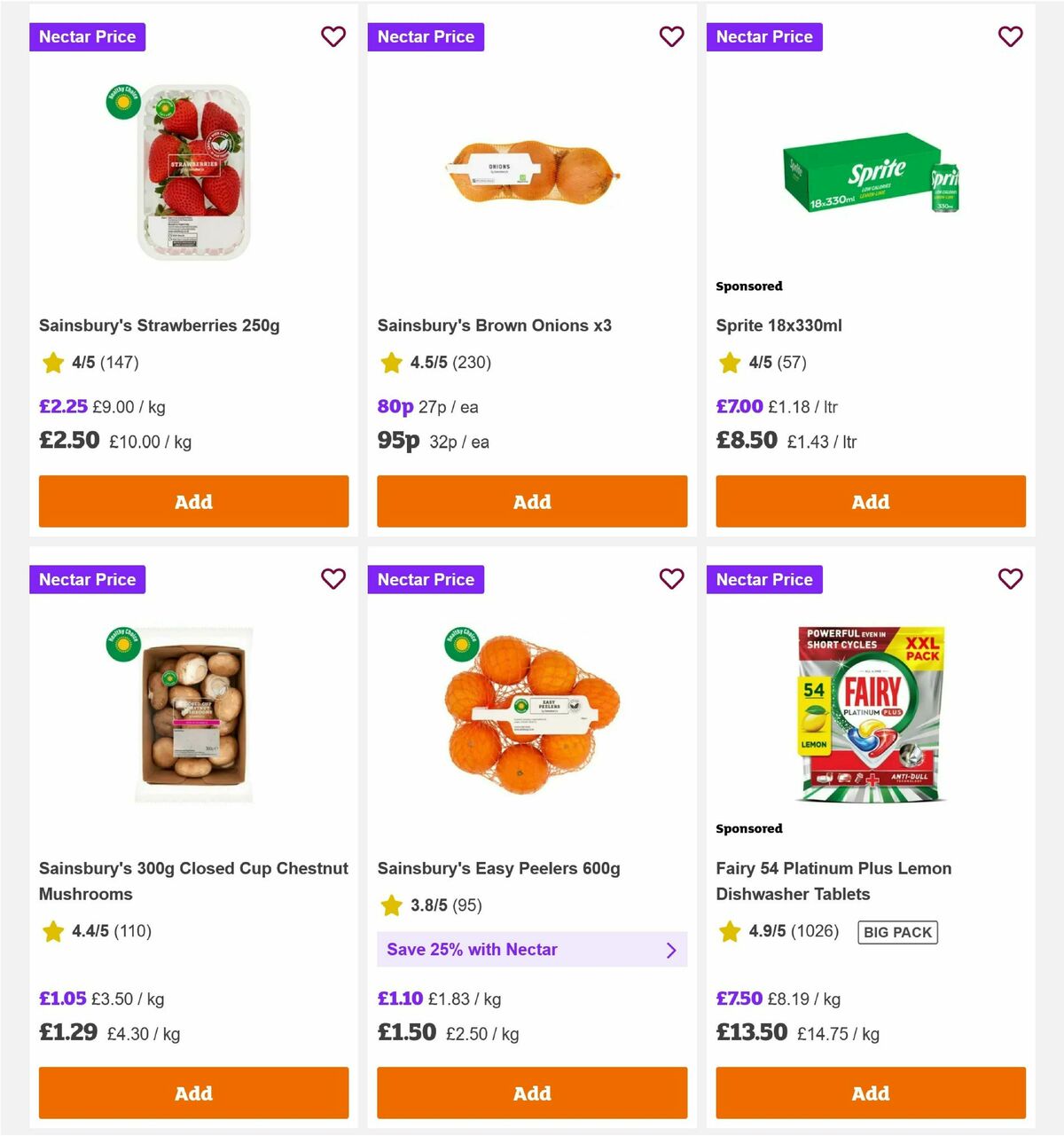 Sainsbury's Offers from 10 April