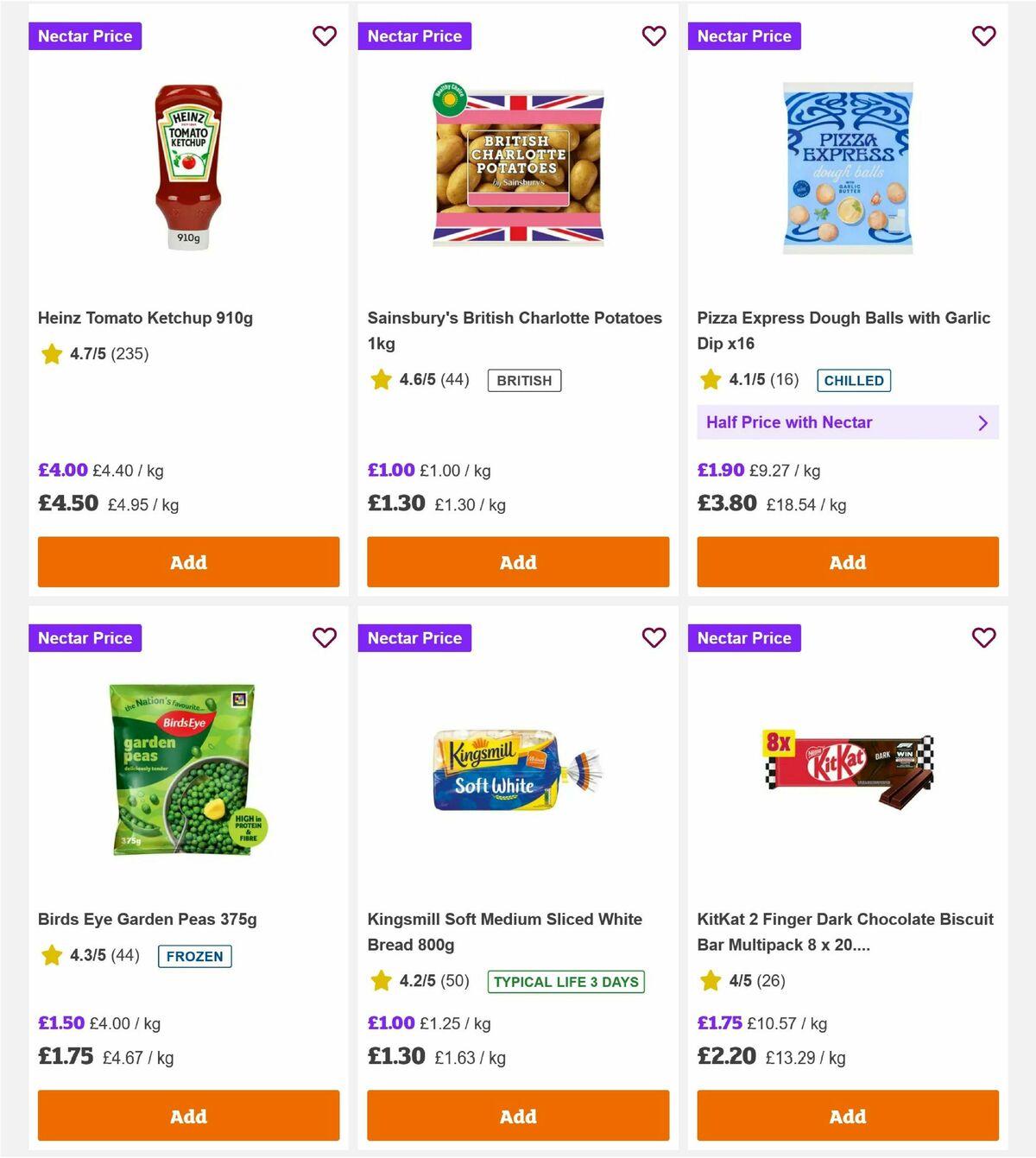 Sainsbury's Offers from 10 April
