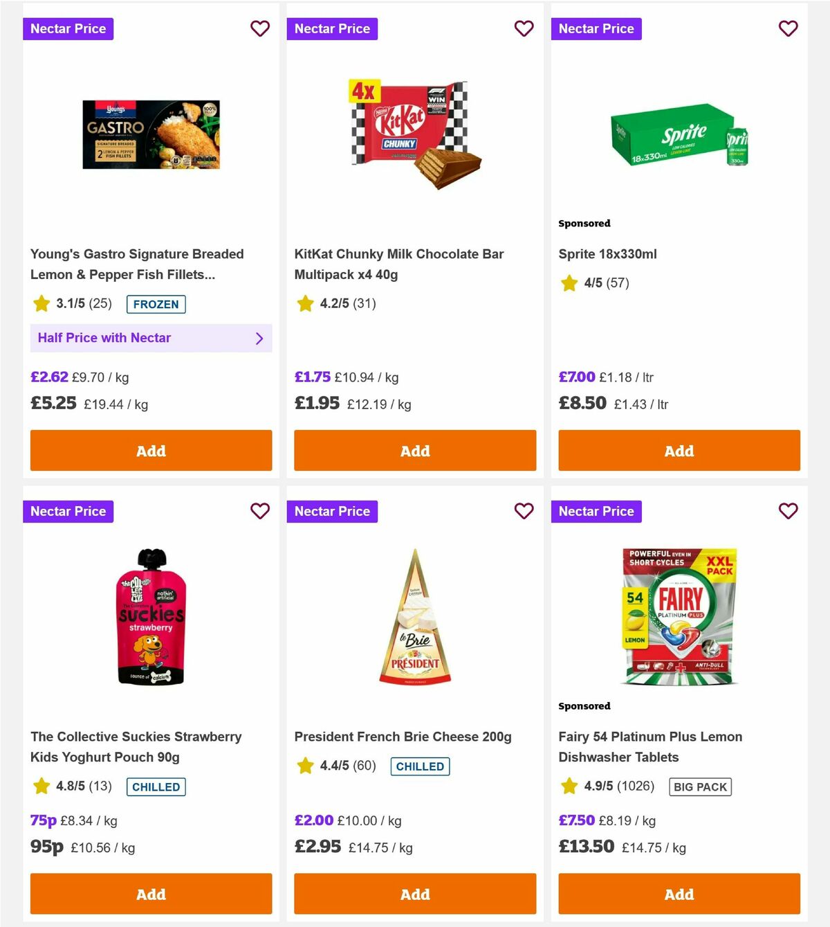 Sainsbury's Offers from 10 April