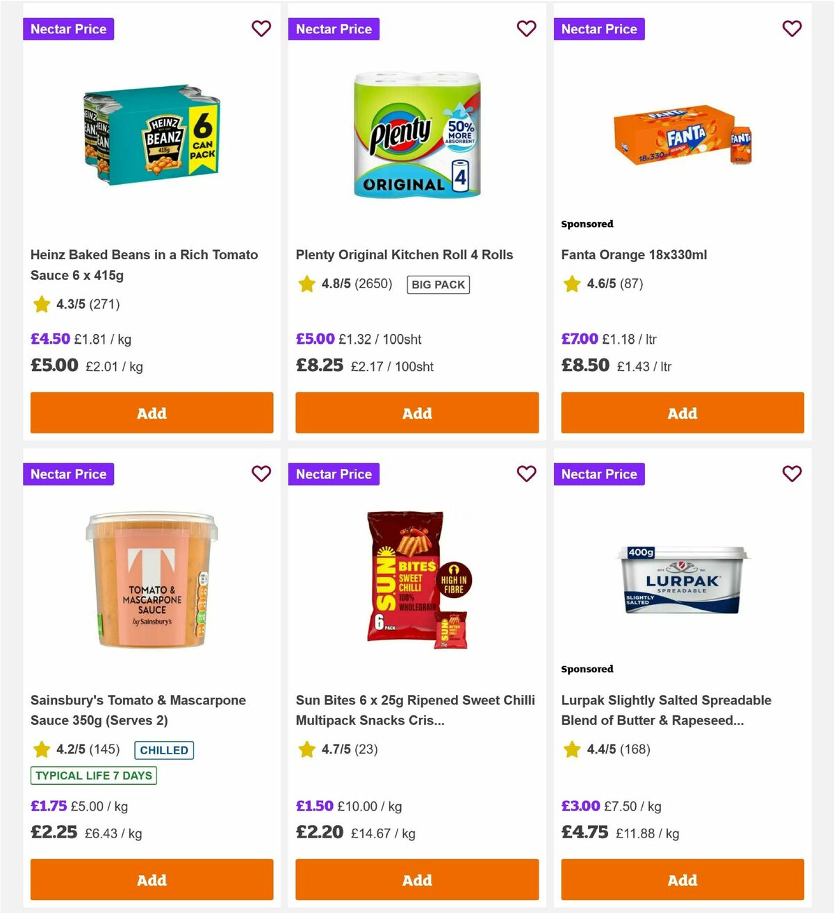 Sainsbury's Offers from 10 April