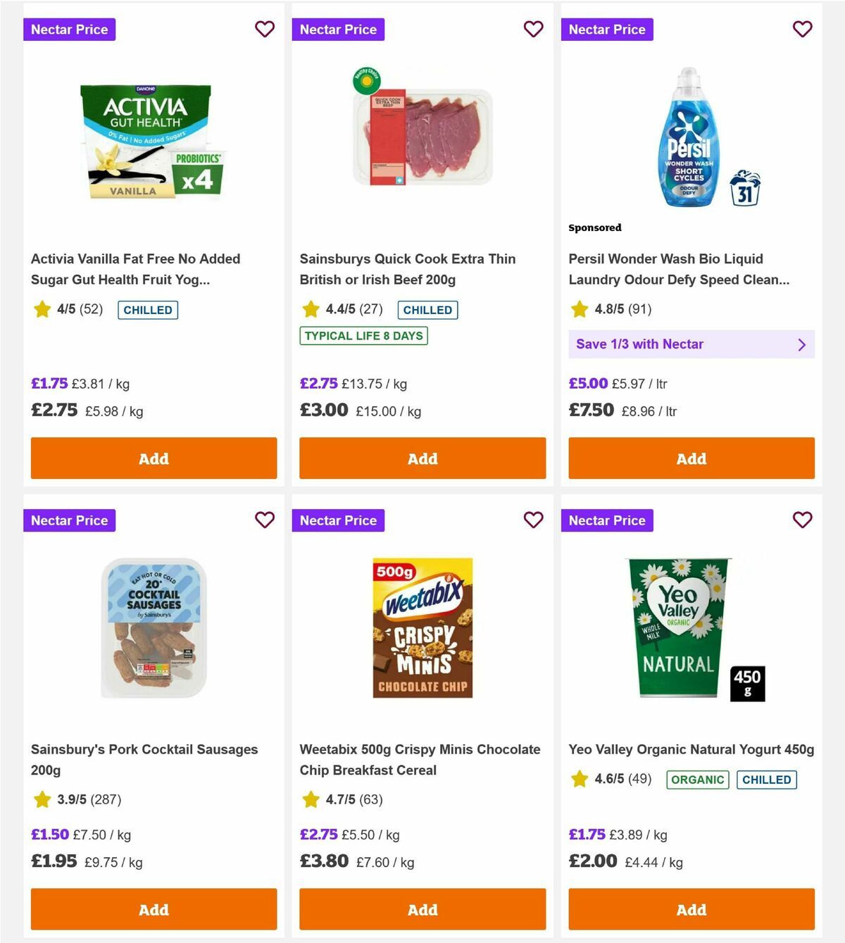Sainsbury's Offers from 10 April