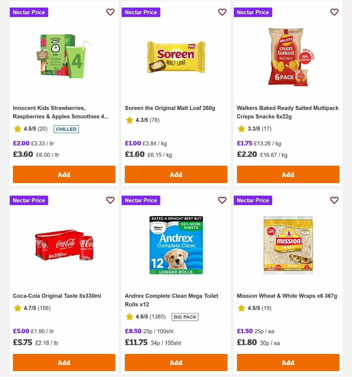 Sainsbury's Offers from 10 April