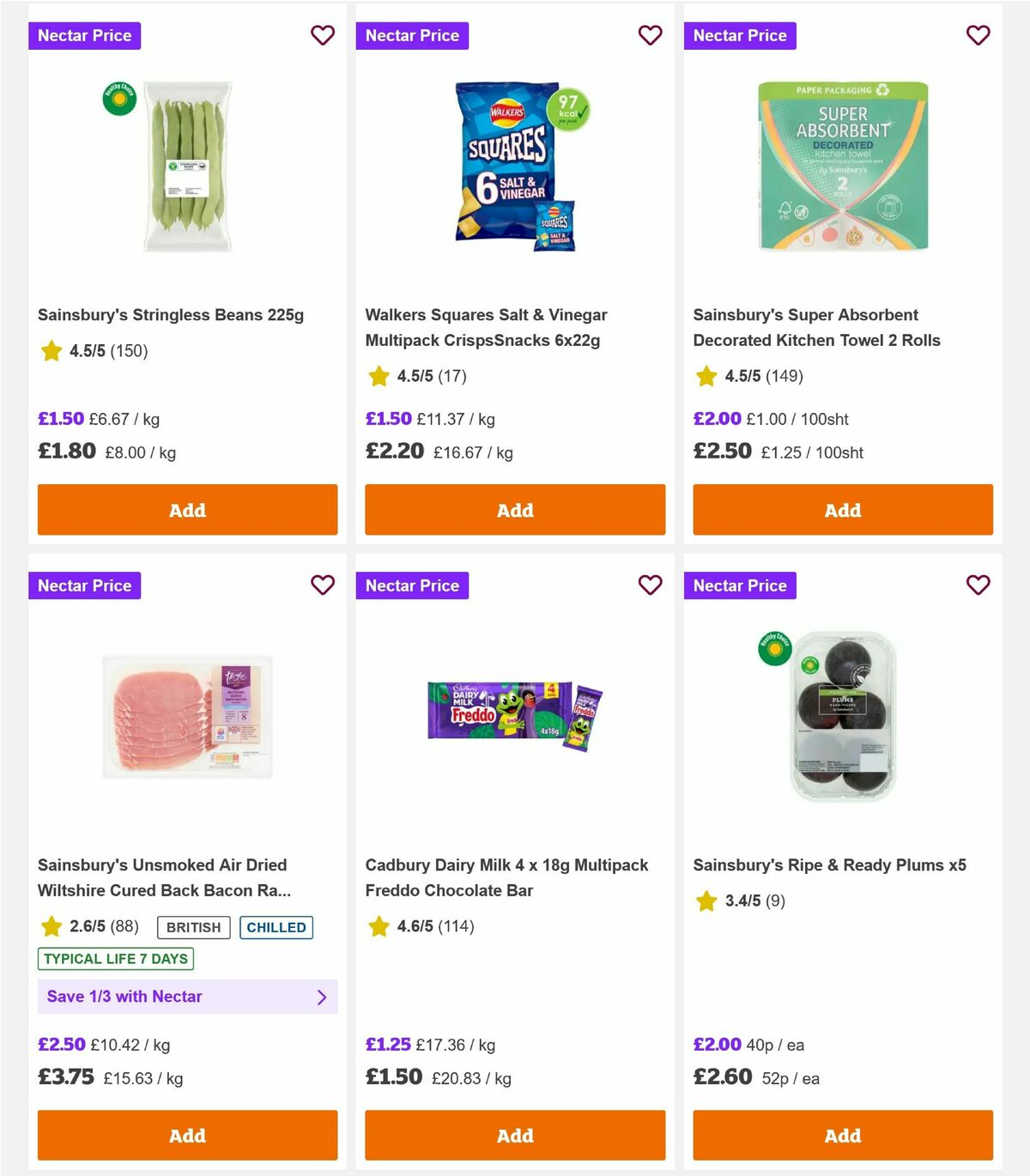 Sainsbury's Offers from 10 April