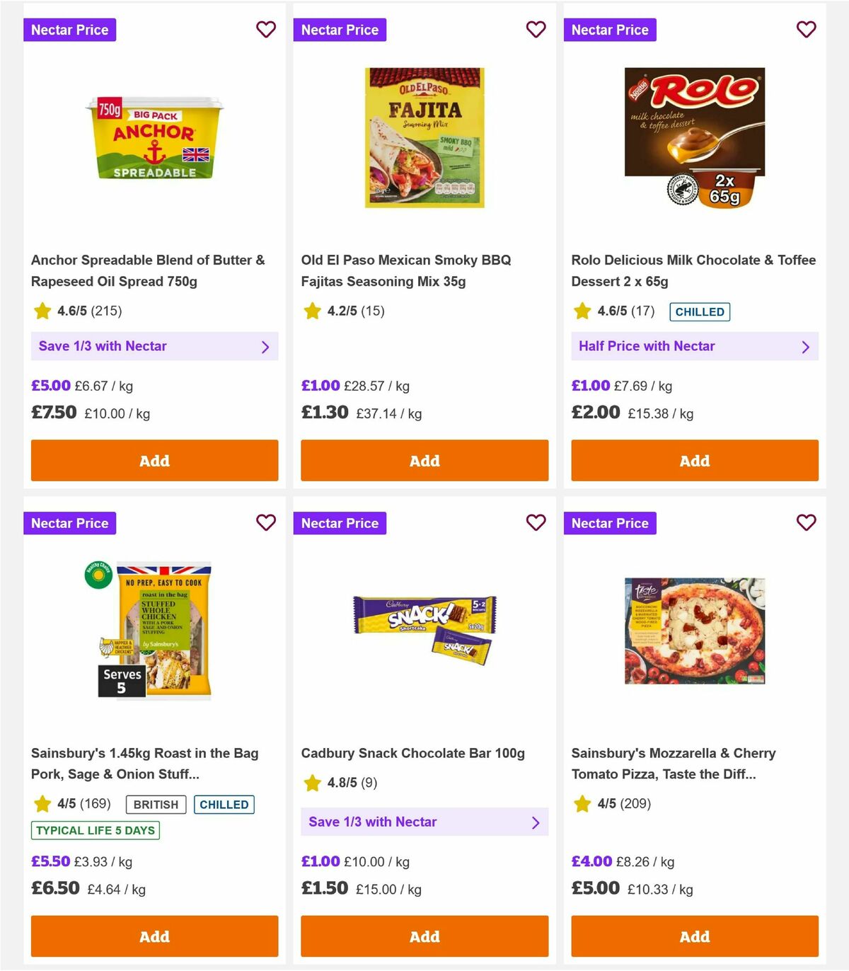 Sainsbury's Offers from 10 April