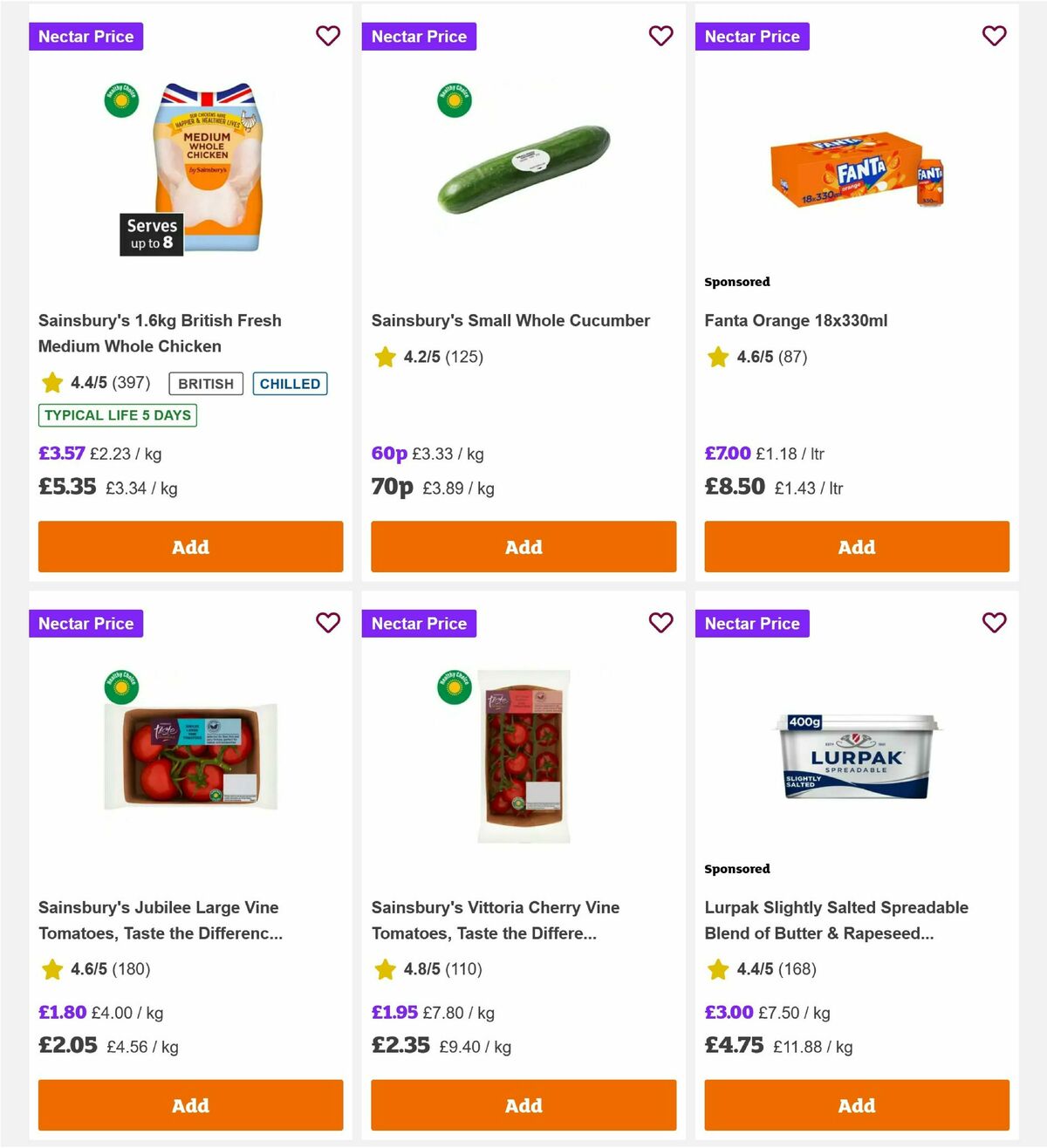 Sainsbury's Offers from 10 April