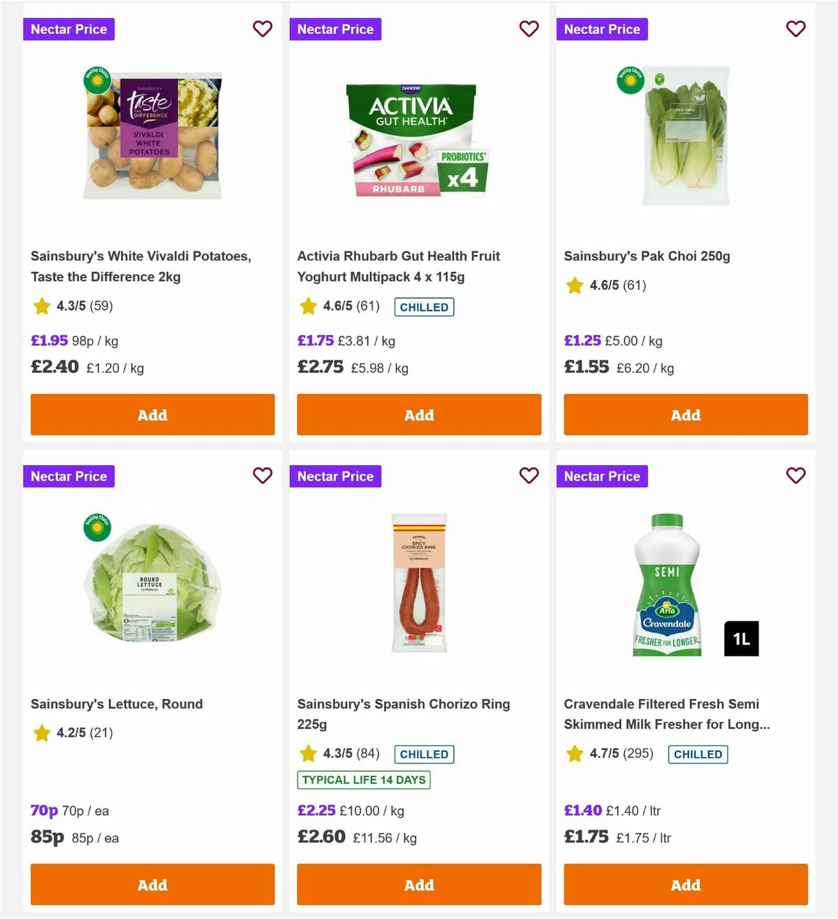 Sainsbury's Offers from 10 April