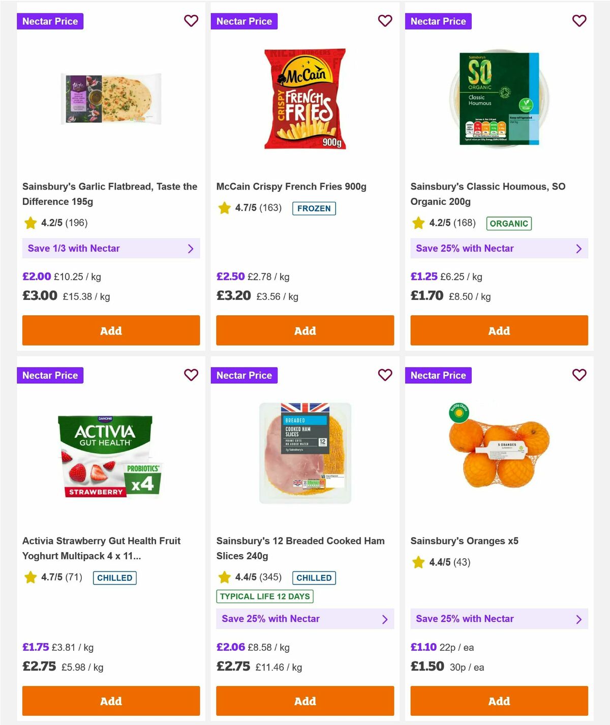 Sainsbury's Offers from 10 April