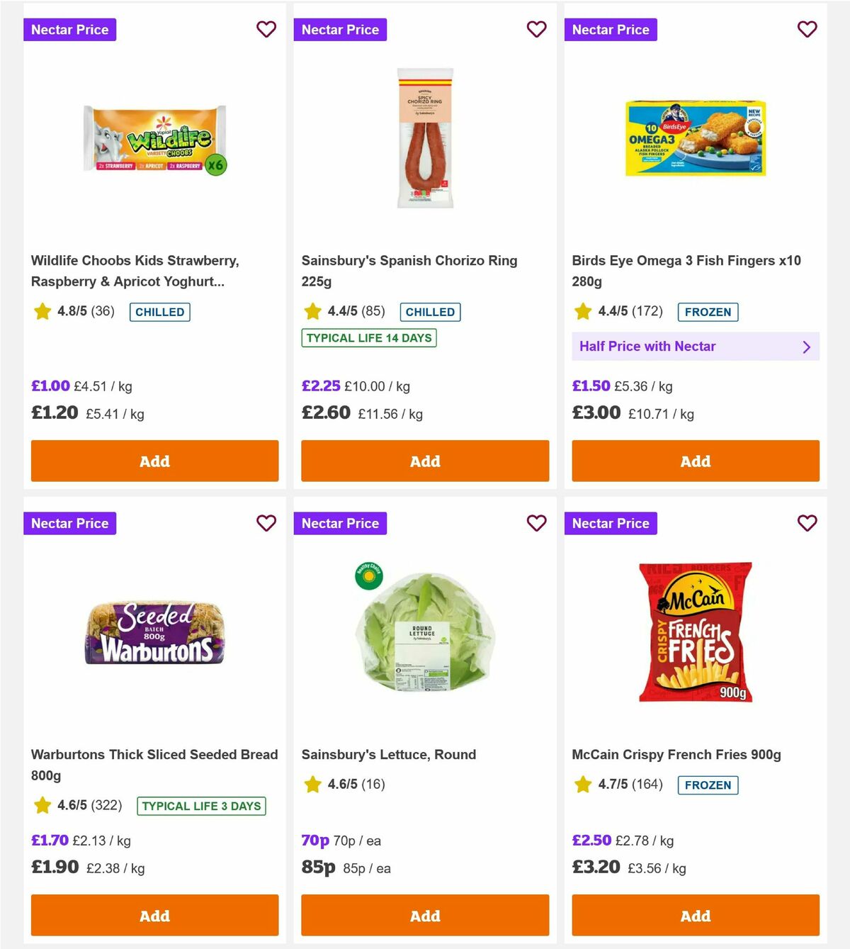 Sainsbury's Offers from 17 April