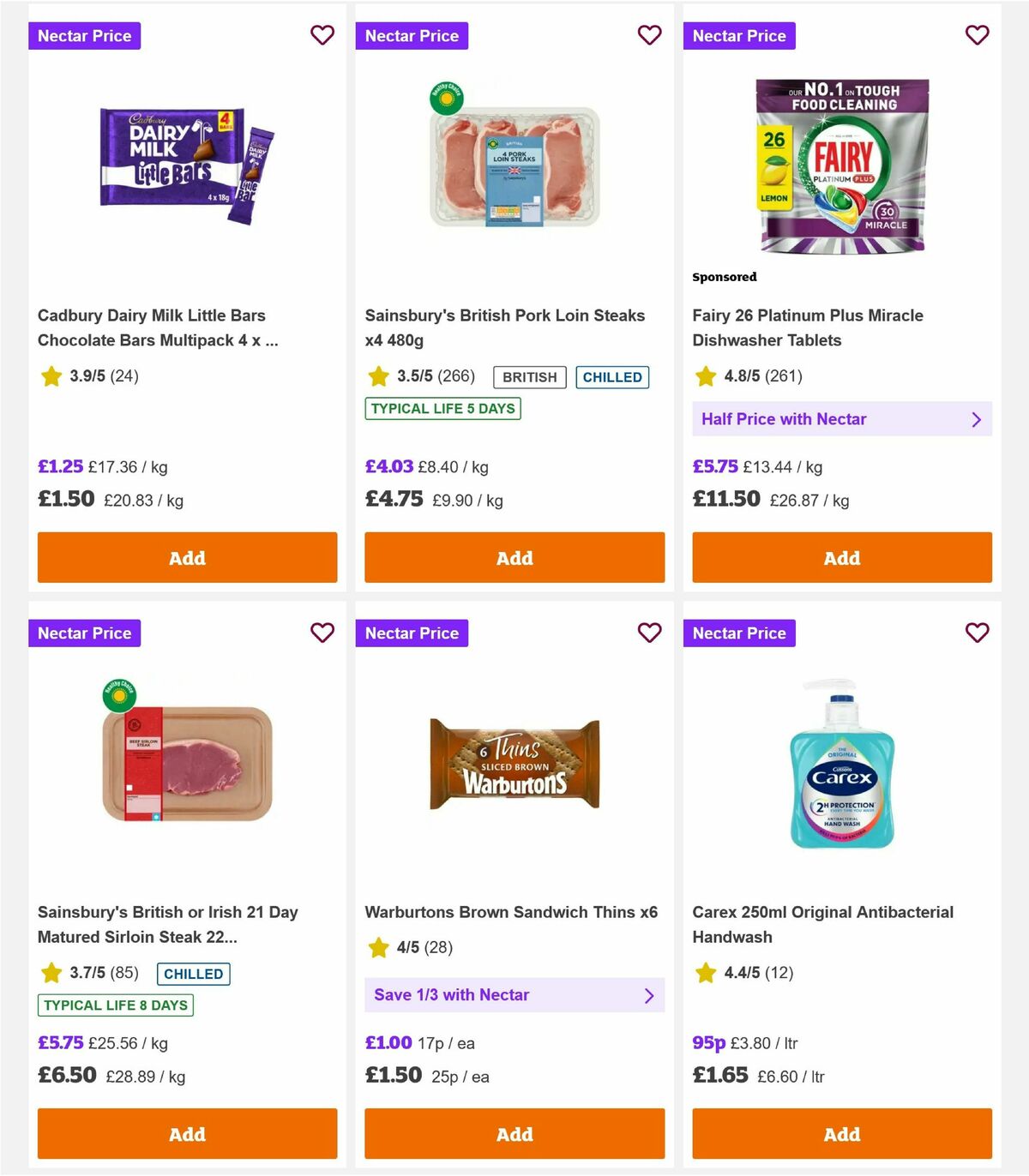Sainsbury's Offers from 24 April