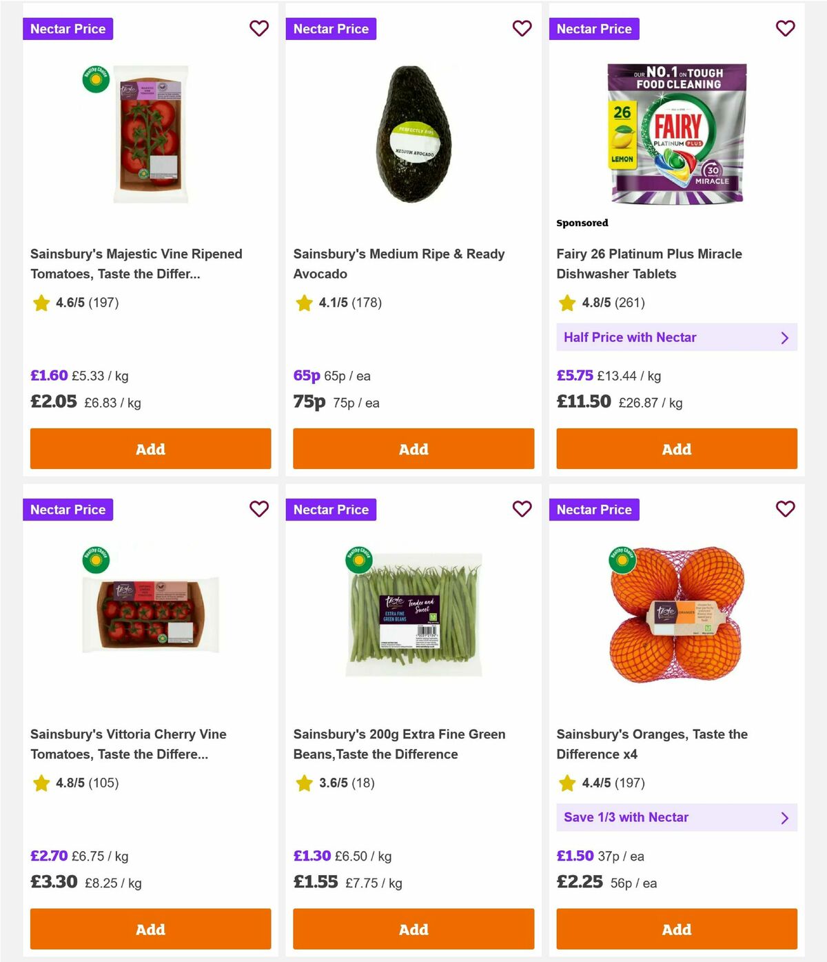 Sainsbury's Offers from 24 April