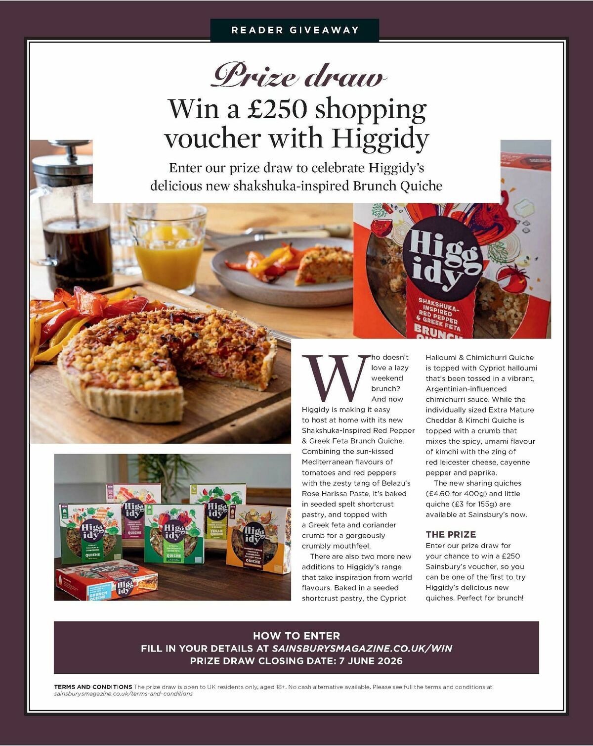 Sainsbury's Magazine May Offers from 1 May