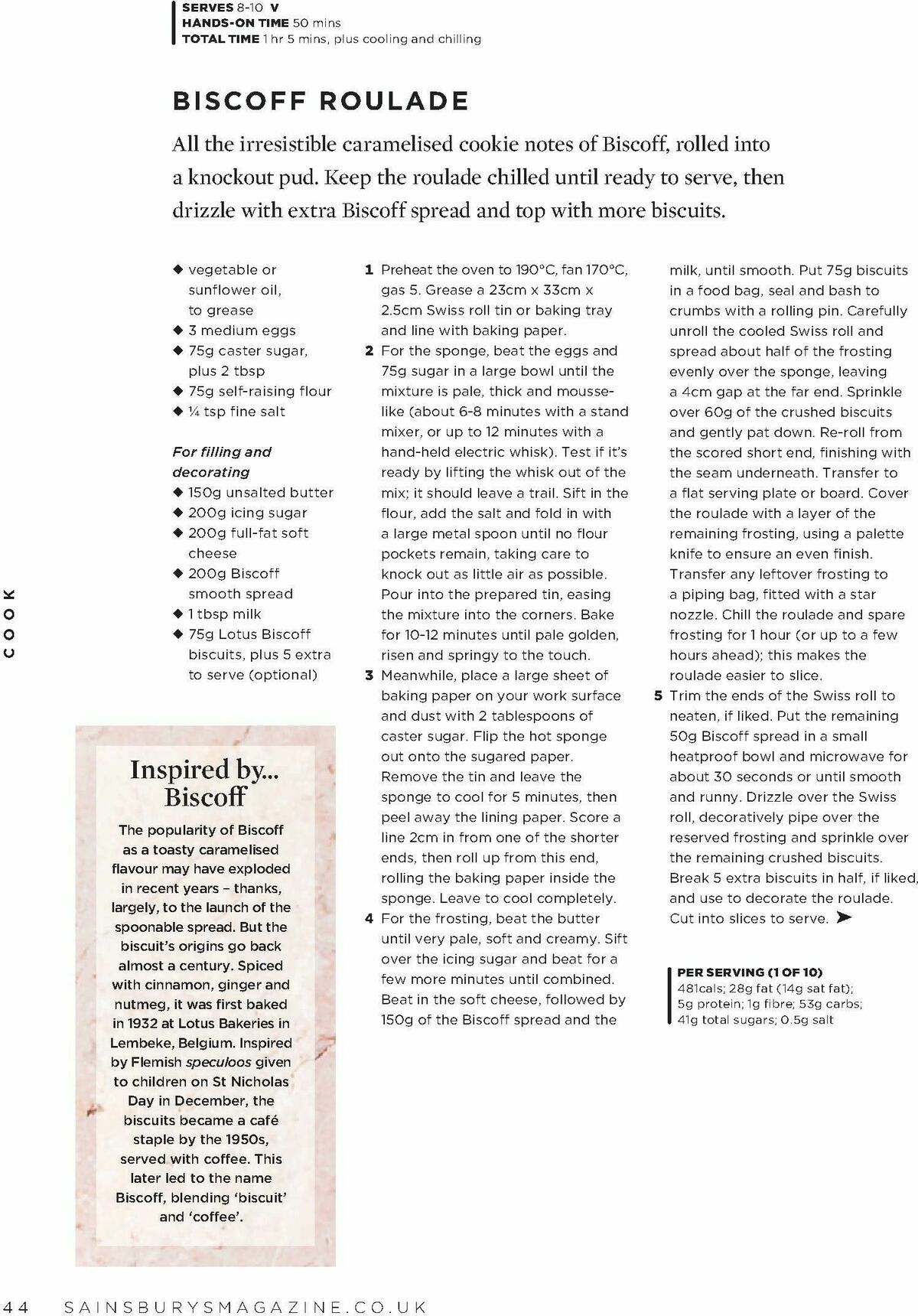 Sainsbury's Magazine May Offers from 1 May