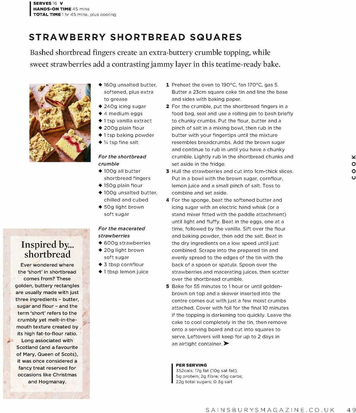 Sainsbury's Magazine May Offers from 1 May